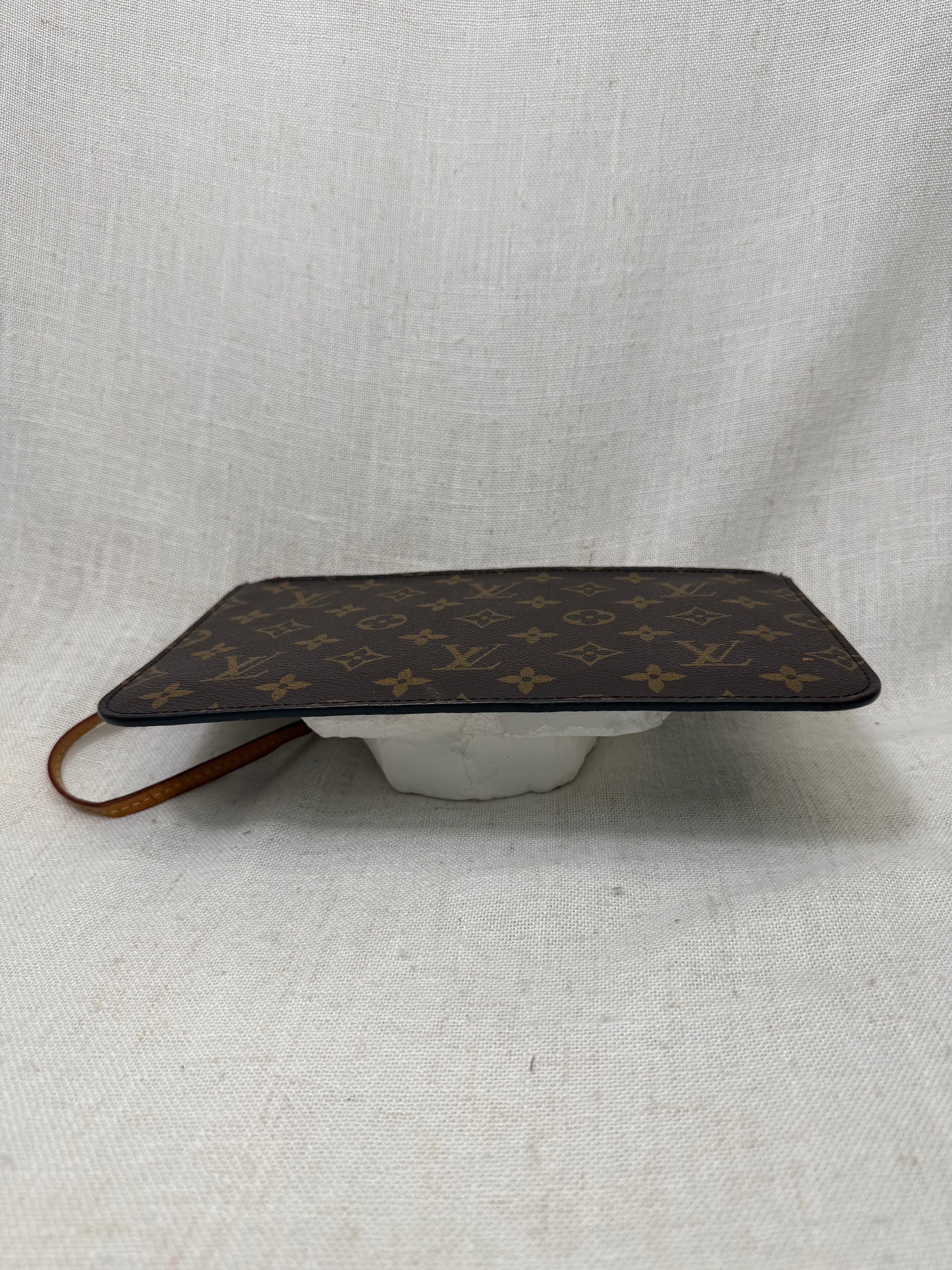 Louis Vuitton Monogram & Red Neverfull GM Pochette