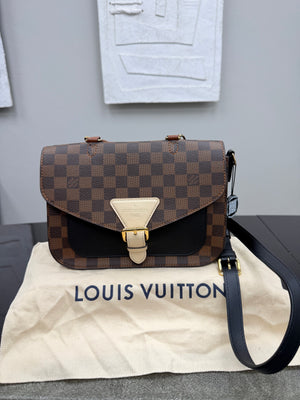 Louis Vuitton Damier Ebene Beaumarchais Crossbody Bag