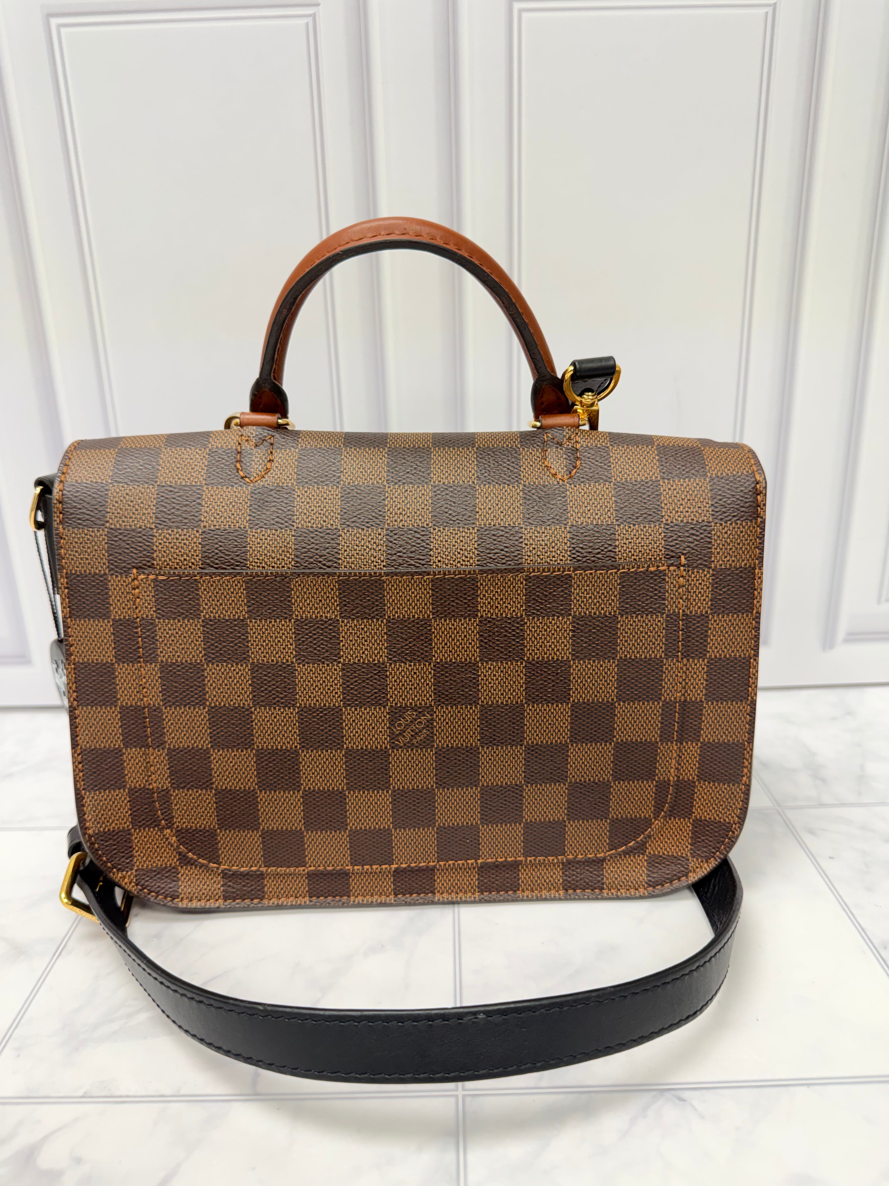 Louis Vuitton Damier Ebene Beaumarchais Crossbody Bag