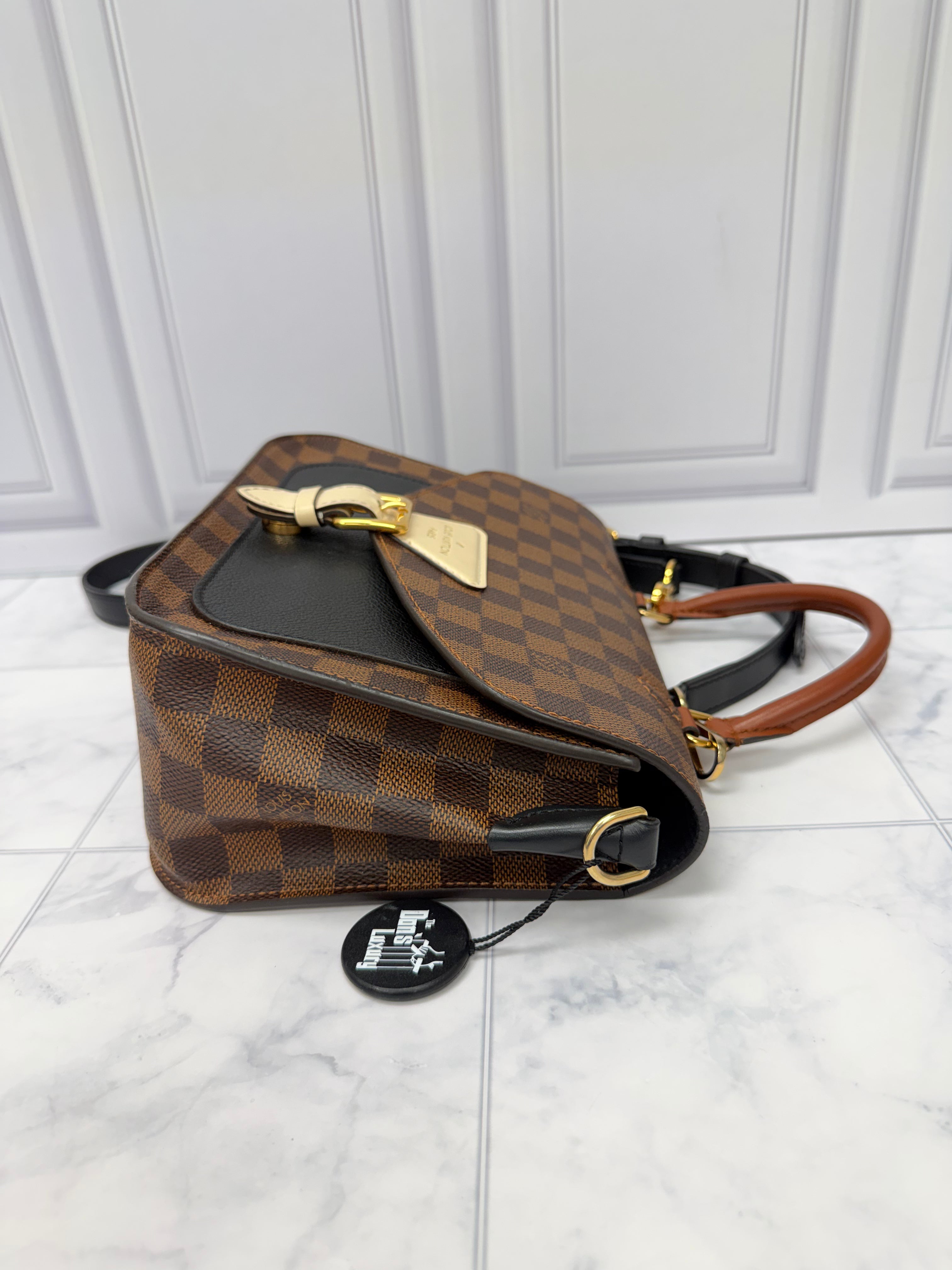 Louis Vuitton Damier Ebene Beaumarchais Crossbody Bag