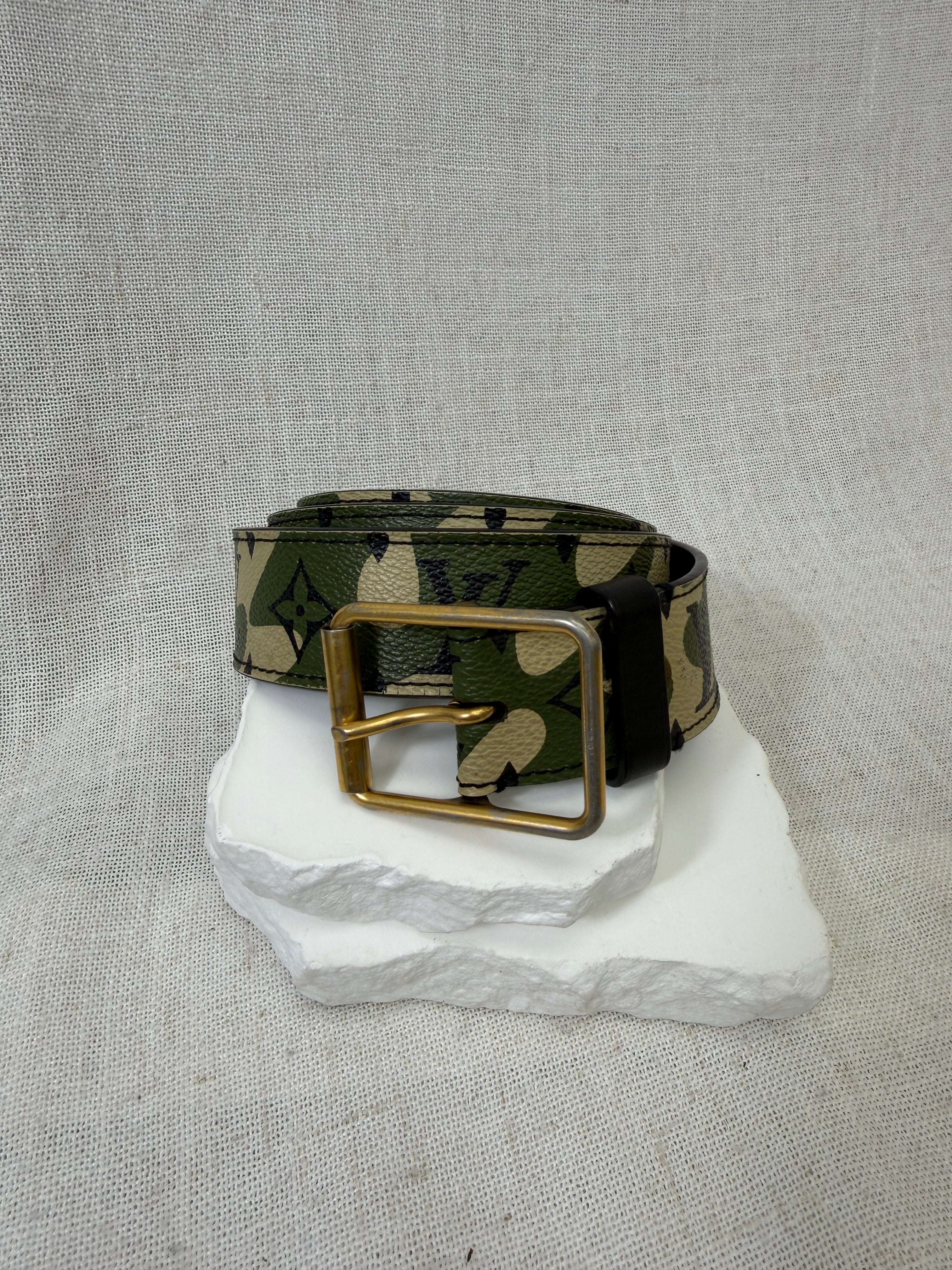 Louis Vuitton Camouflage Murakami Monocamoflauge Belt
