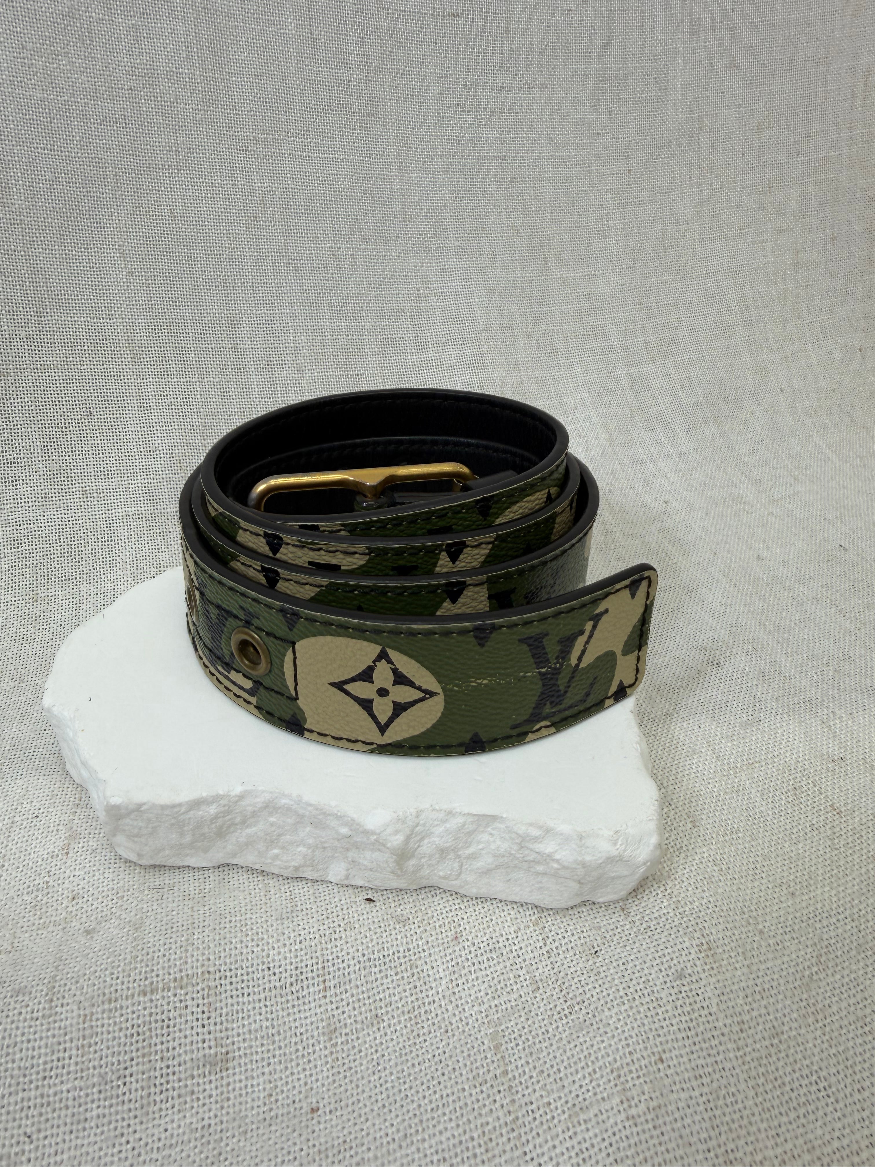 Louis Vuitton Camouflage Murakami Monocamoflauge Belt