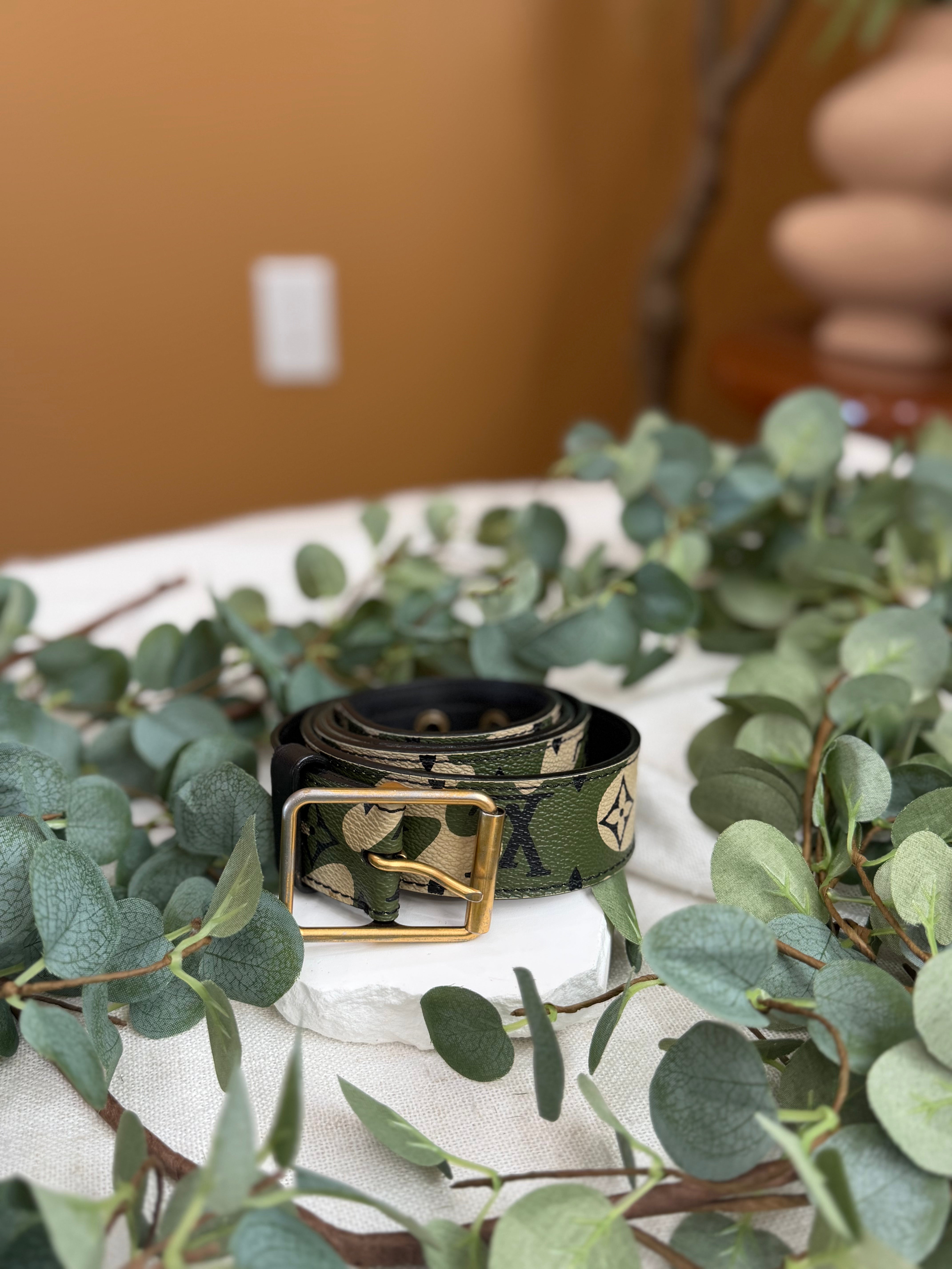 Louis Vuitton Camouflage Murakami Monocamoflauge Belt