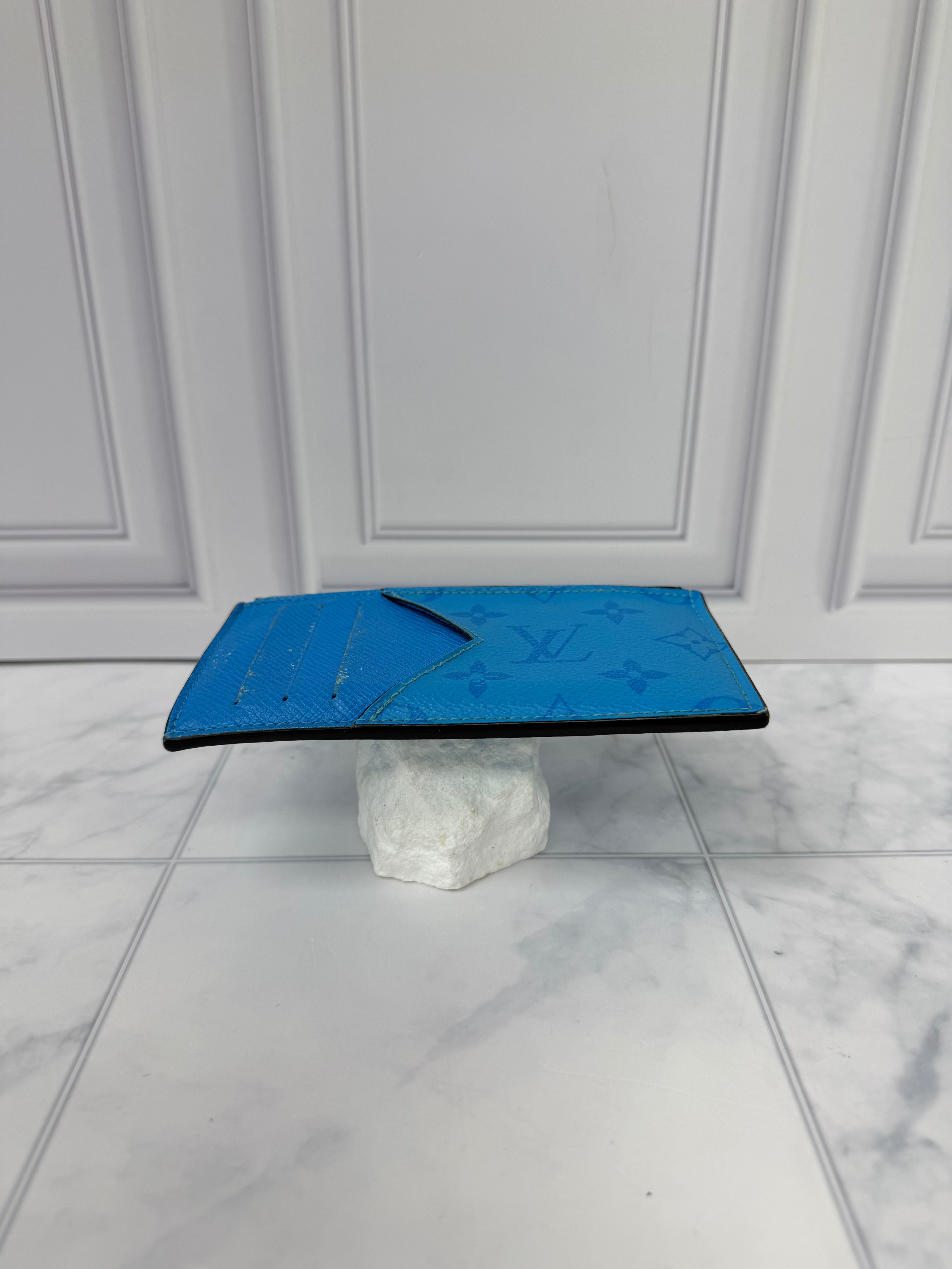 Louis Vuitton Blue Monogram Card Holder