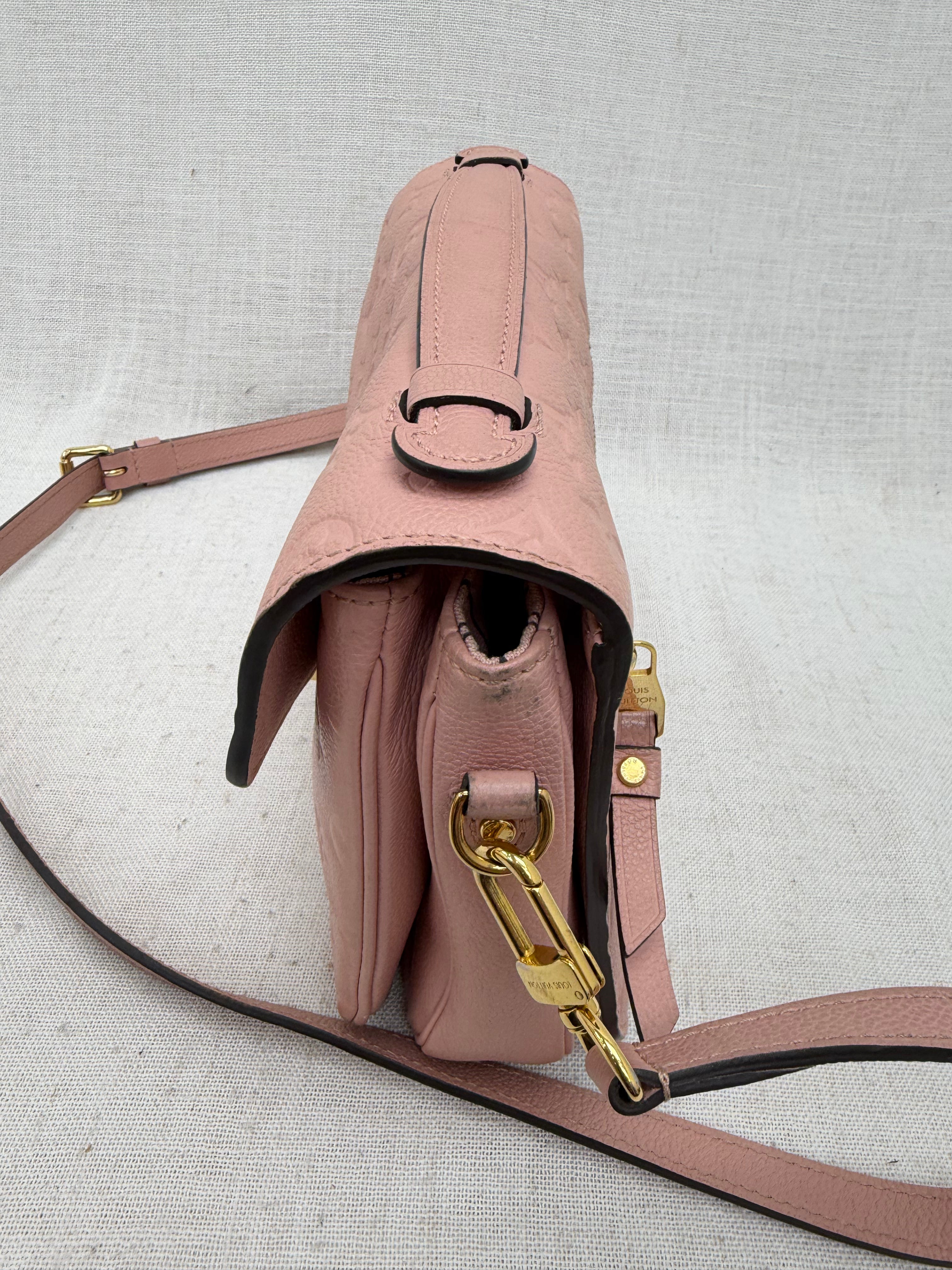 Louis Vuitton Pink Empreinte Pochette Metis