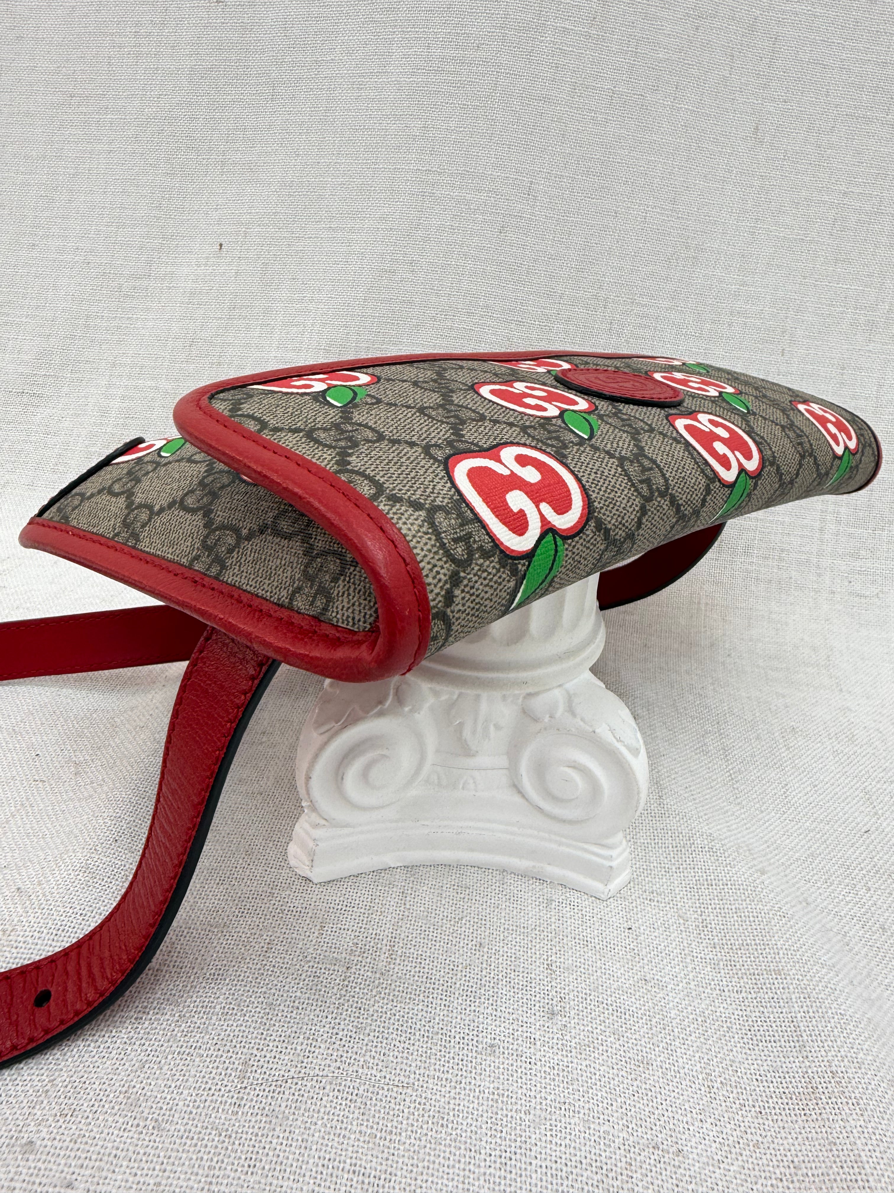 Gucci Red Apple Supreme Marmont Bumbag