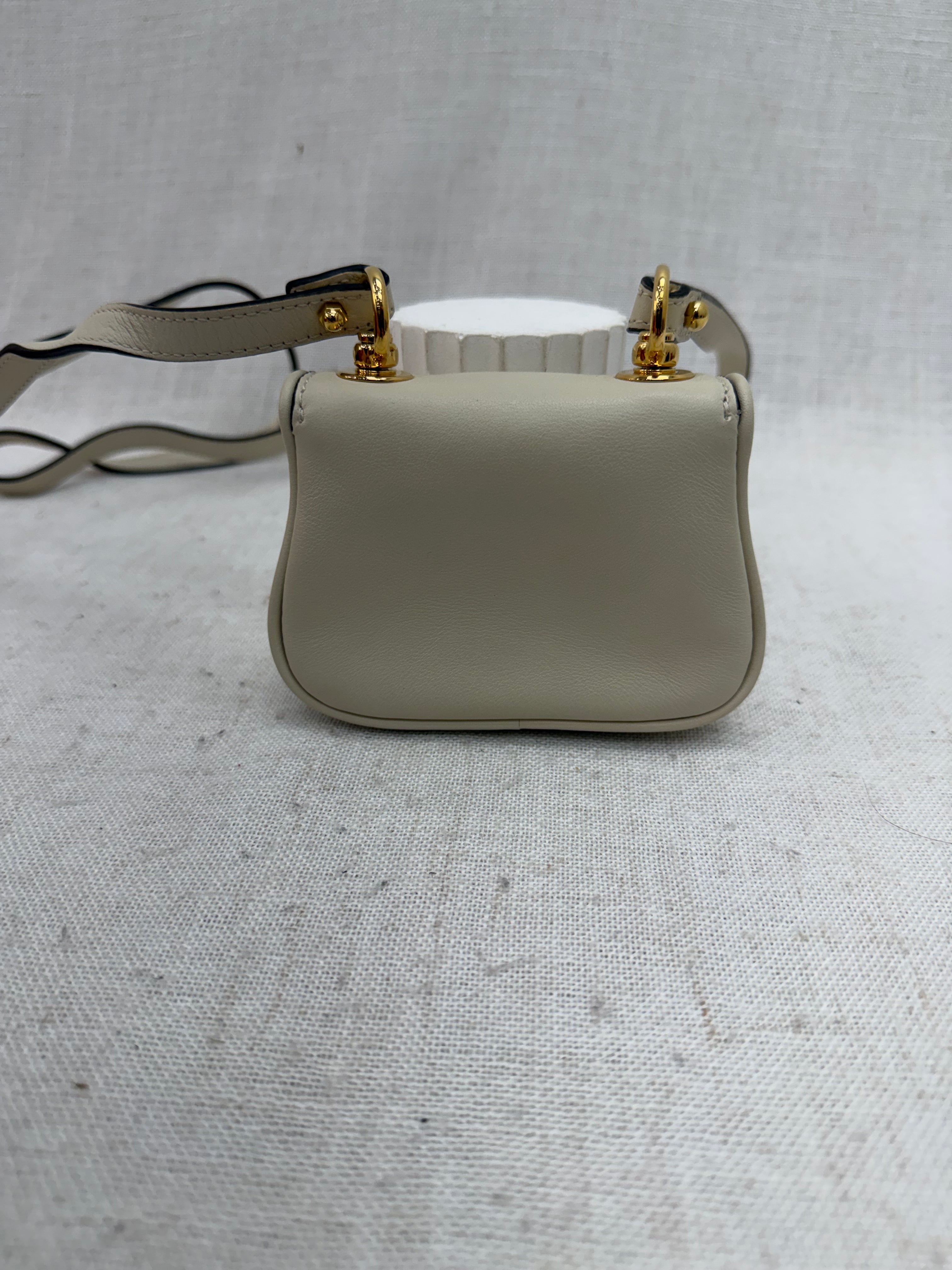 Gucci Beige Leather Blondie Mini Crossbody