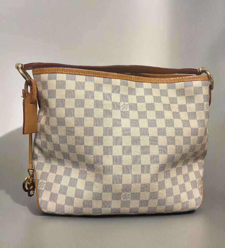 Louis Vuitton Azur Damier Delightful PM Shoulder Bag