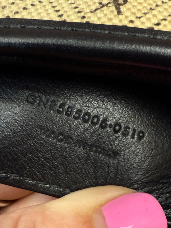 BRAND NEW- Saint Laurent YSL Cream & Navy Monogram All Over Medium Satchel Bag