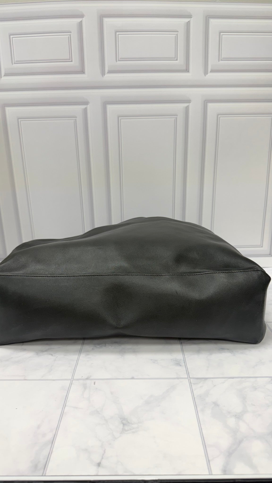 Chanel Black Leather Rue de Cambon Tote Bag 