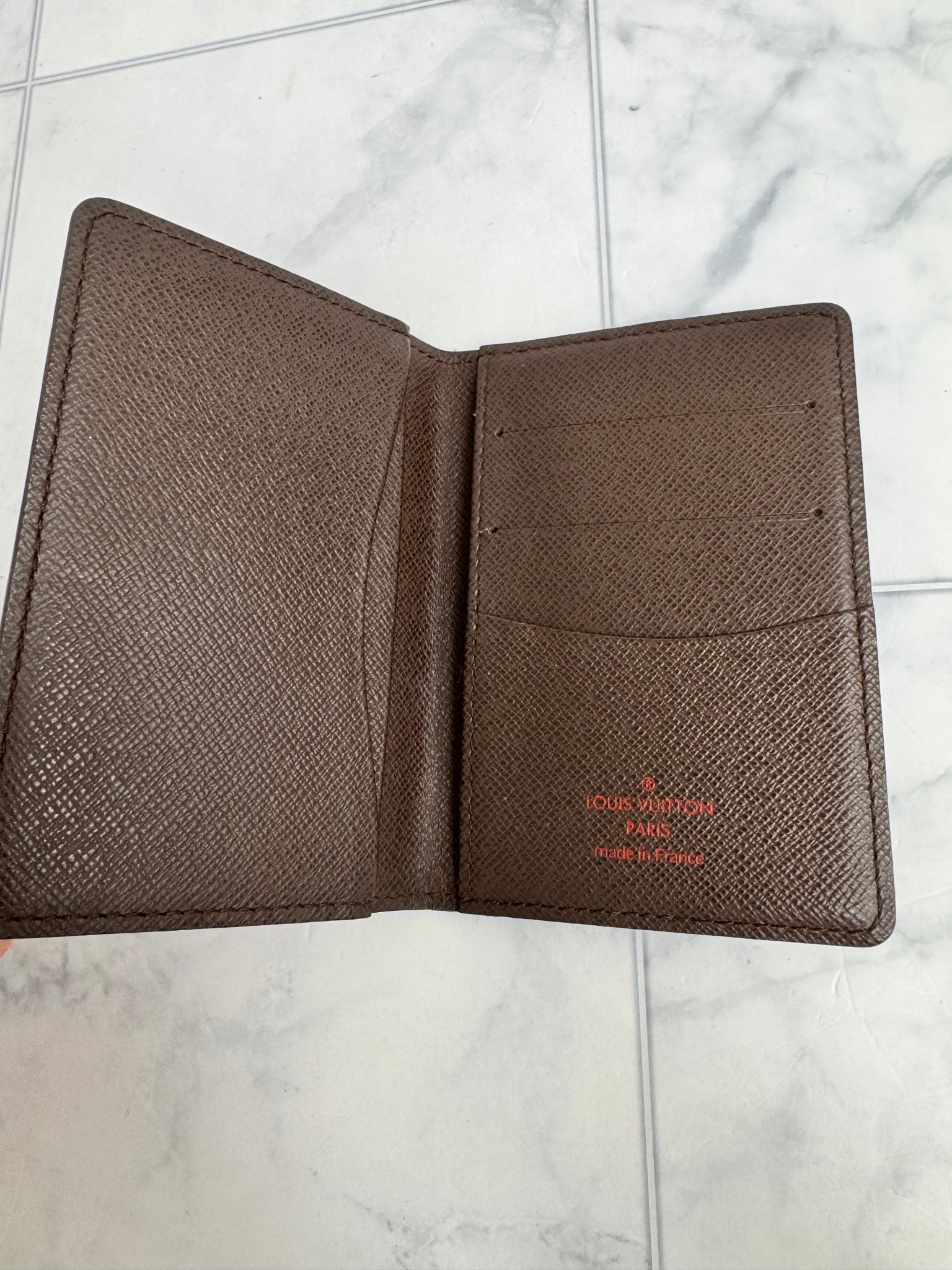 Louis Vuitton Damier Ebene Pocket Organizer