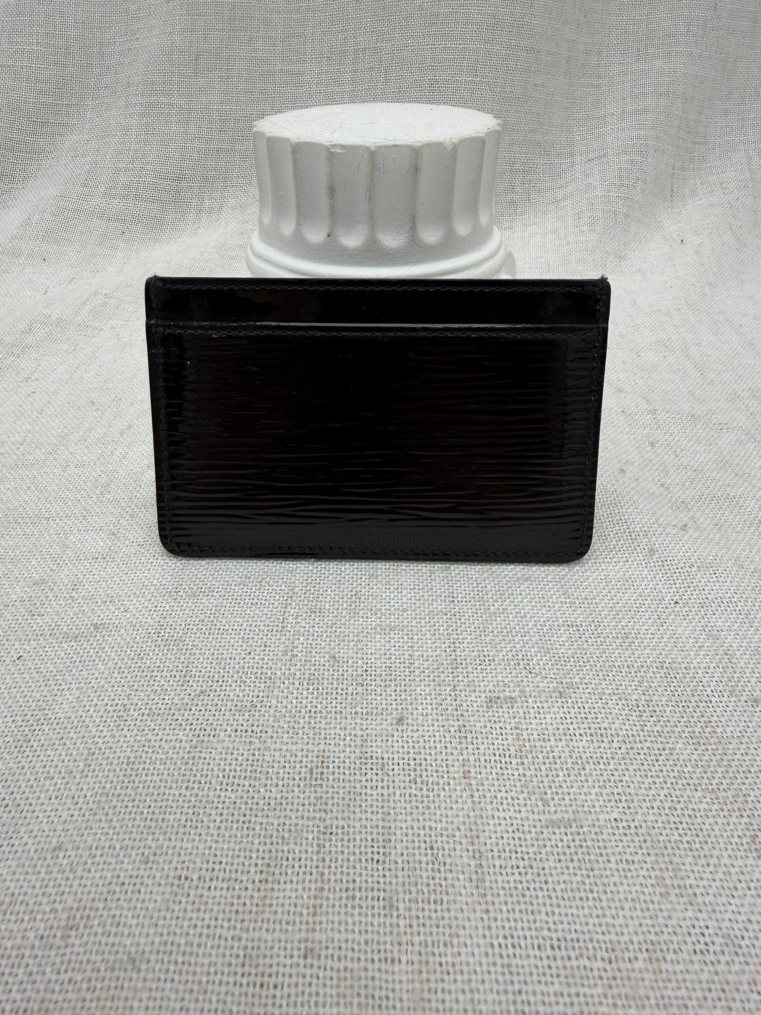 Louis Vuitton Black Electric Epi Card Case