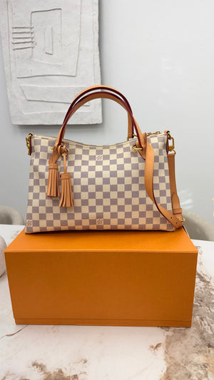 Louis Vuitton Damier Azur Lymington 2Way Handbag