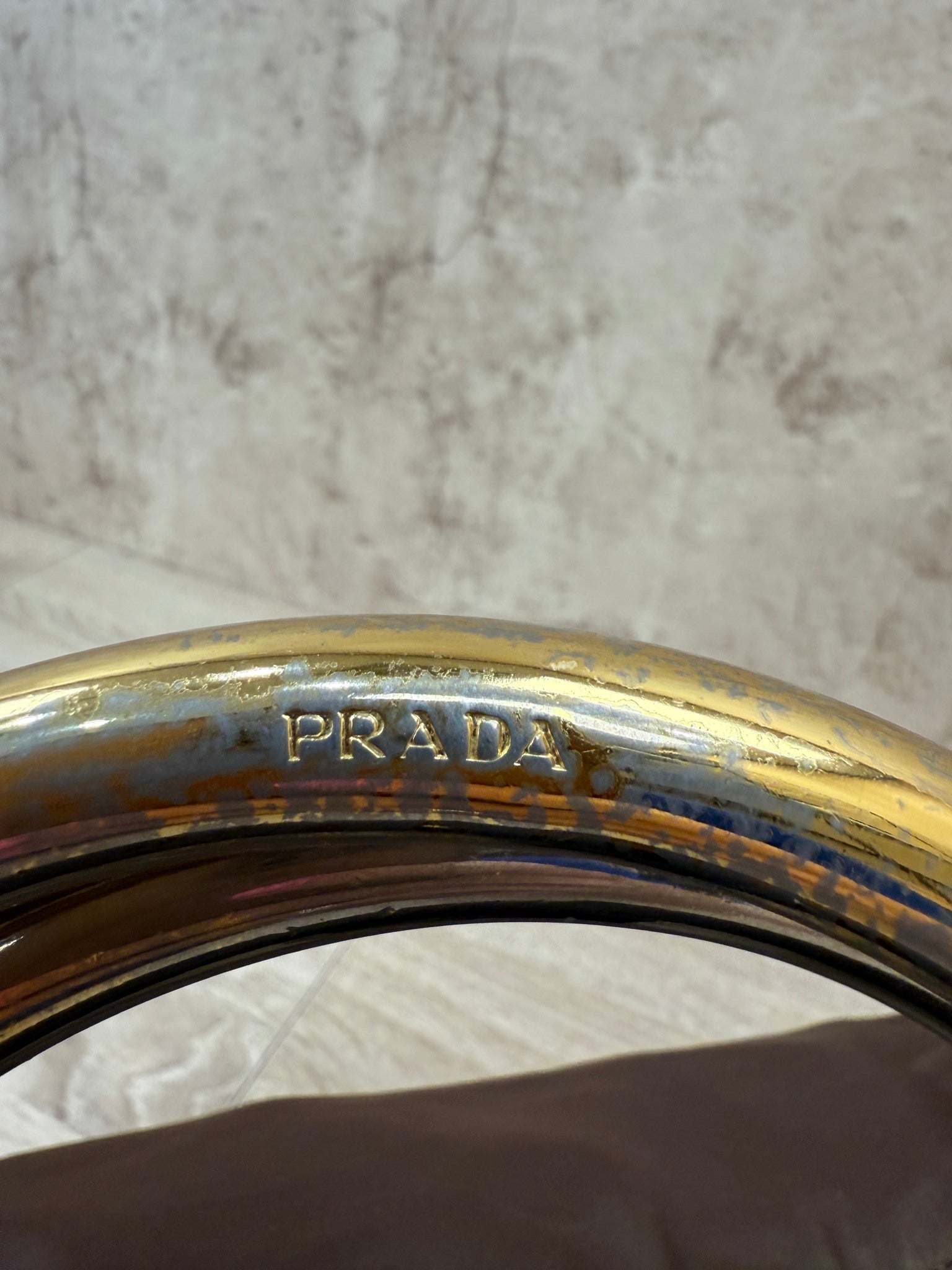 Prada Brown Nylon Handbag