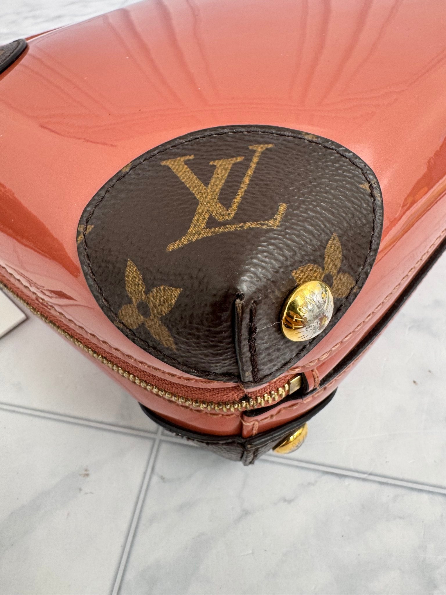 Louis Vuitton Coral Vernis Miroir Venice Bag