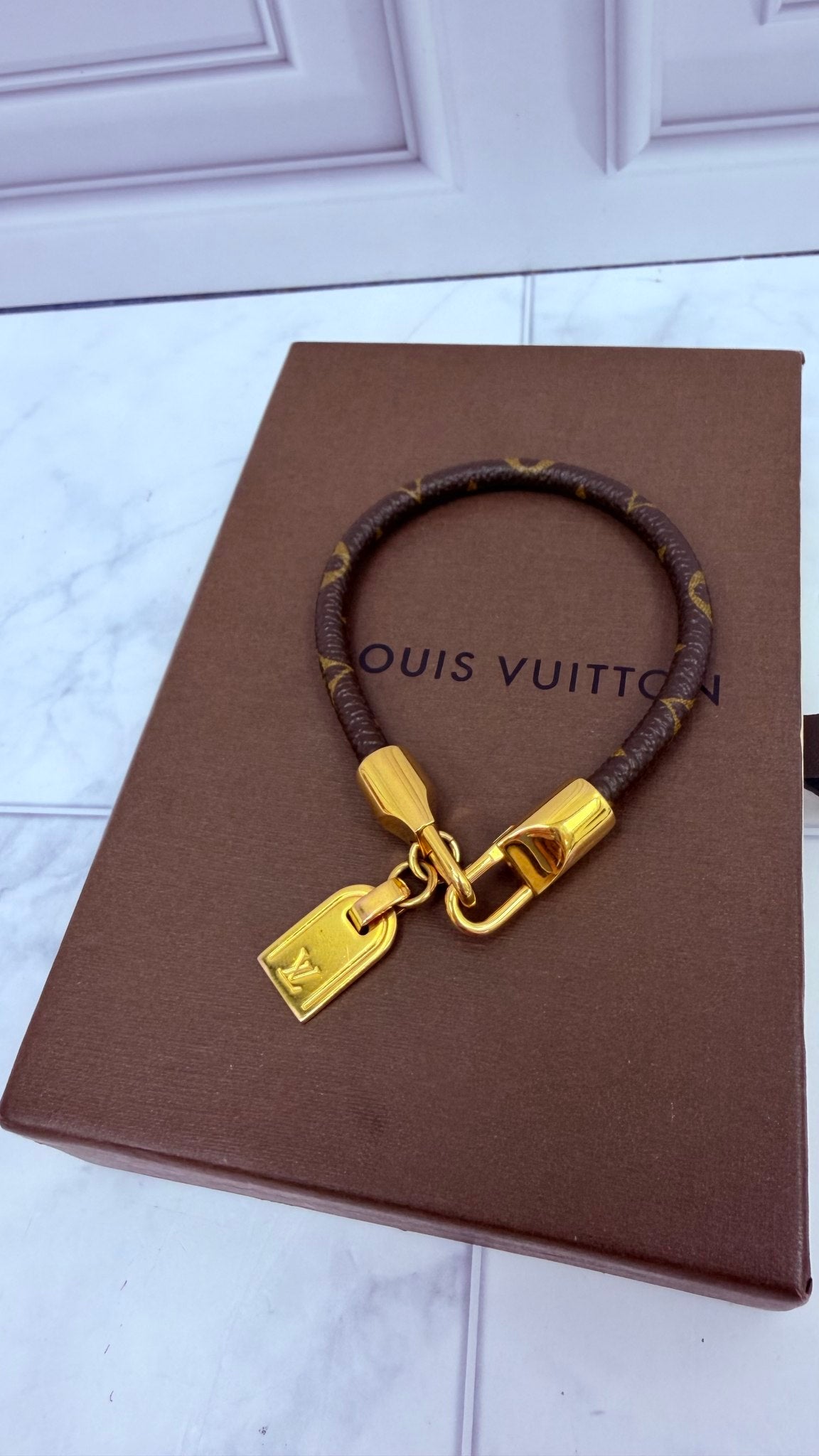 Louis Vuitton Monogram Lock it Bracelet
