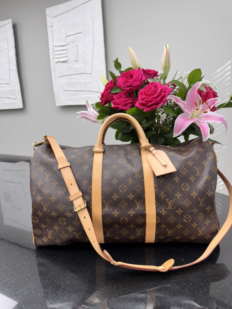 Louis Vuitton Monogram Keepall Bandouliere 50