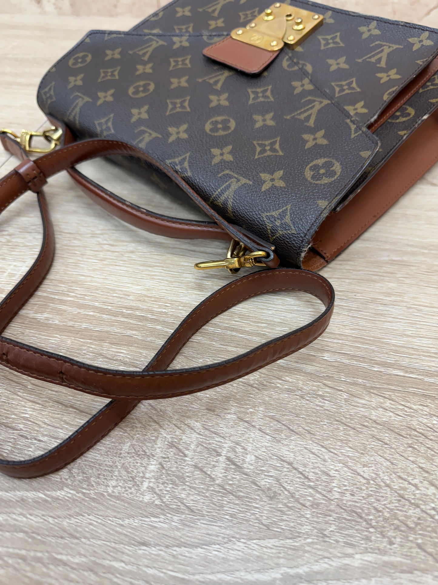 Louis Vuitton Monogram Monceau 2Way Bag