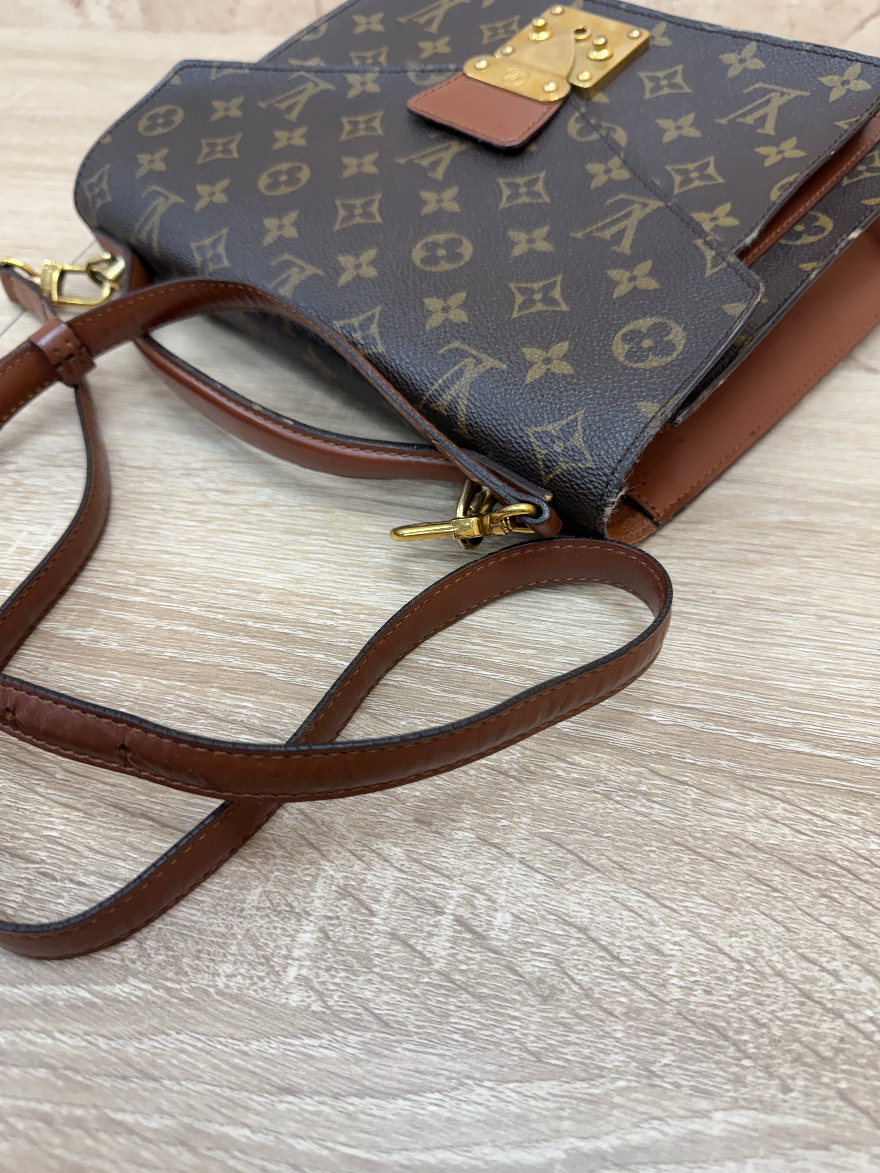  Louis Vuitton Monogram Monceau 2Way Bag