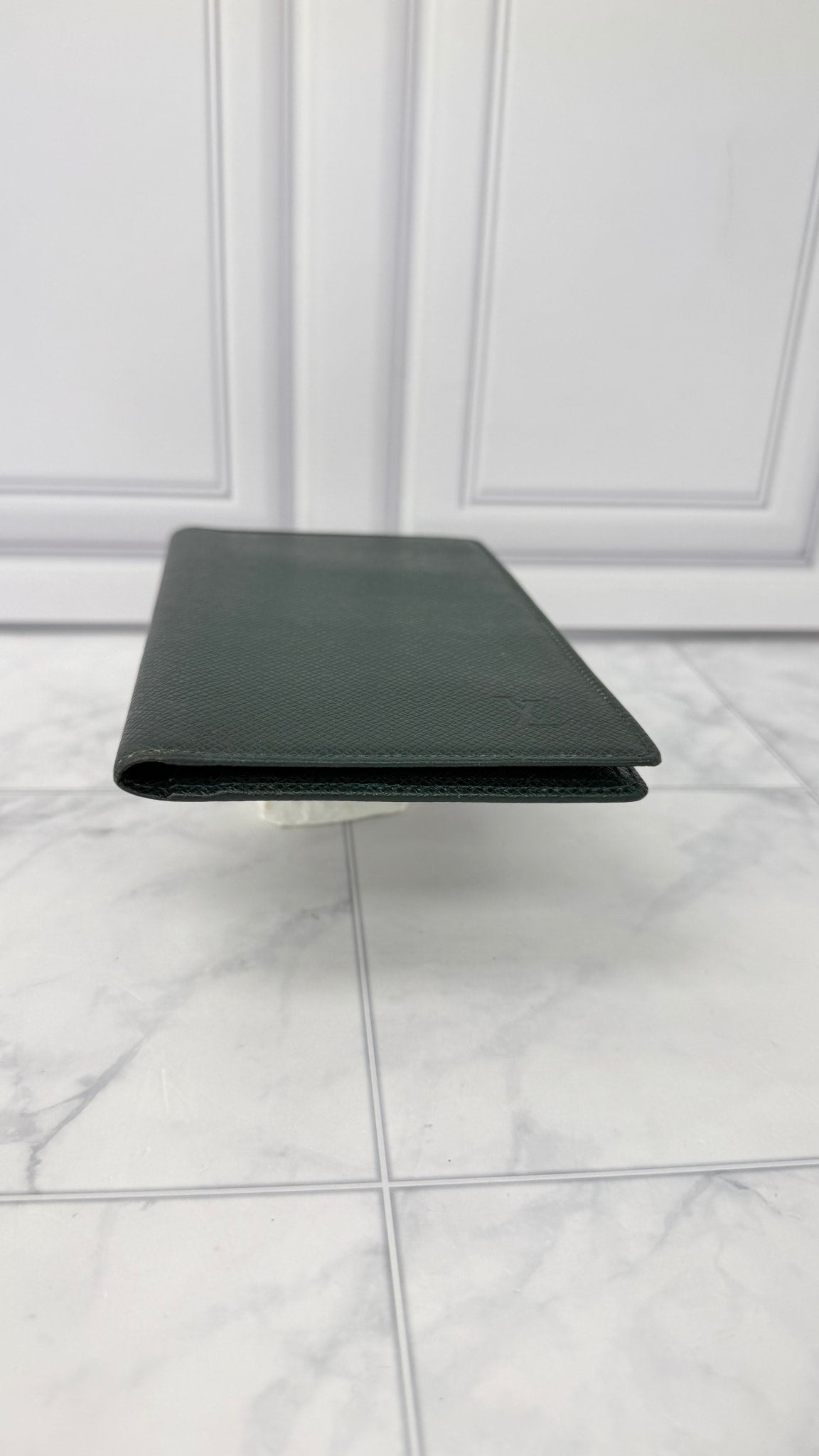 Louis Vuitton Green Taiga Leather Long Wallet