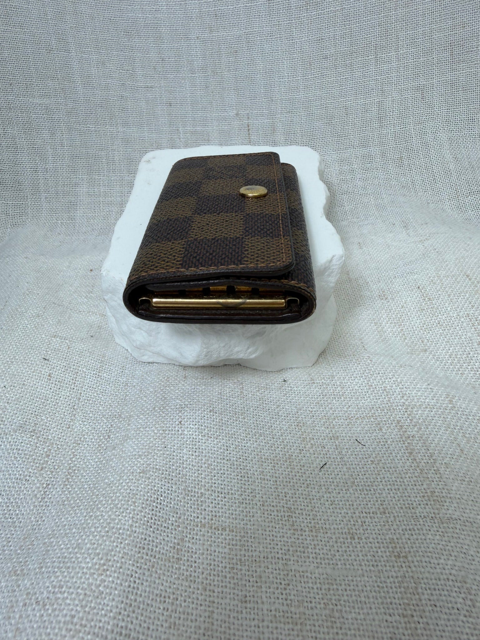 Louis Vuitton Damier Ebene 4 Key Holder Case