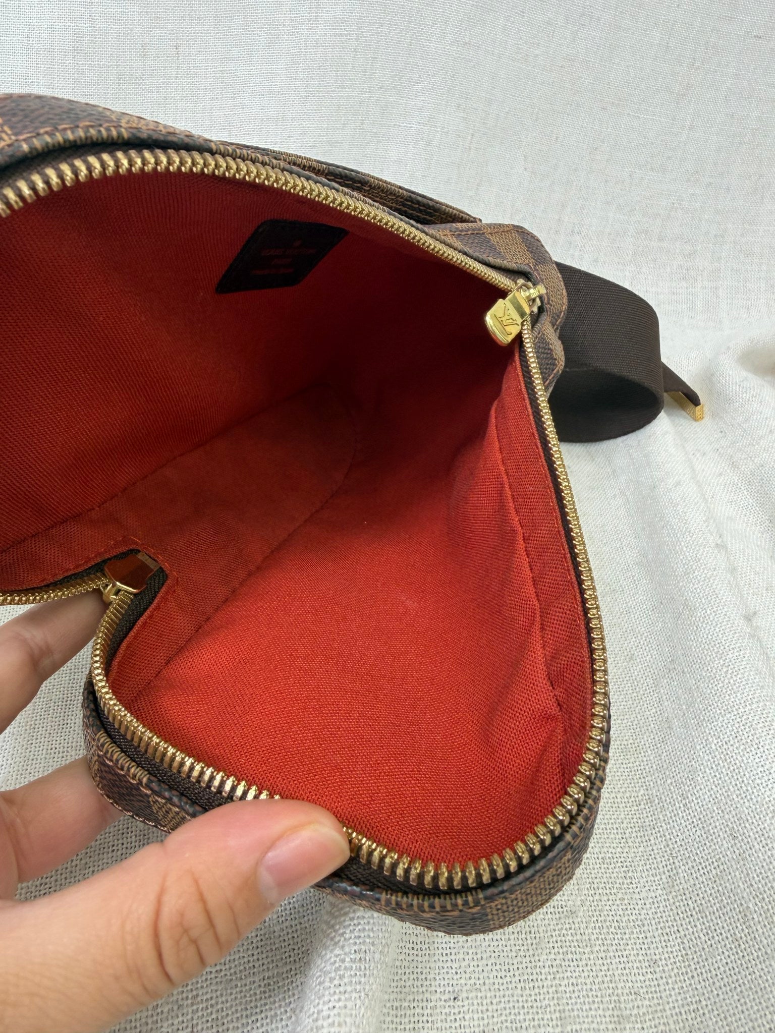 Louis Vuitton Damier Ebene Geronimos Belt Bag 