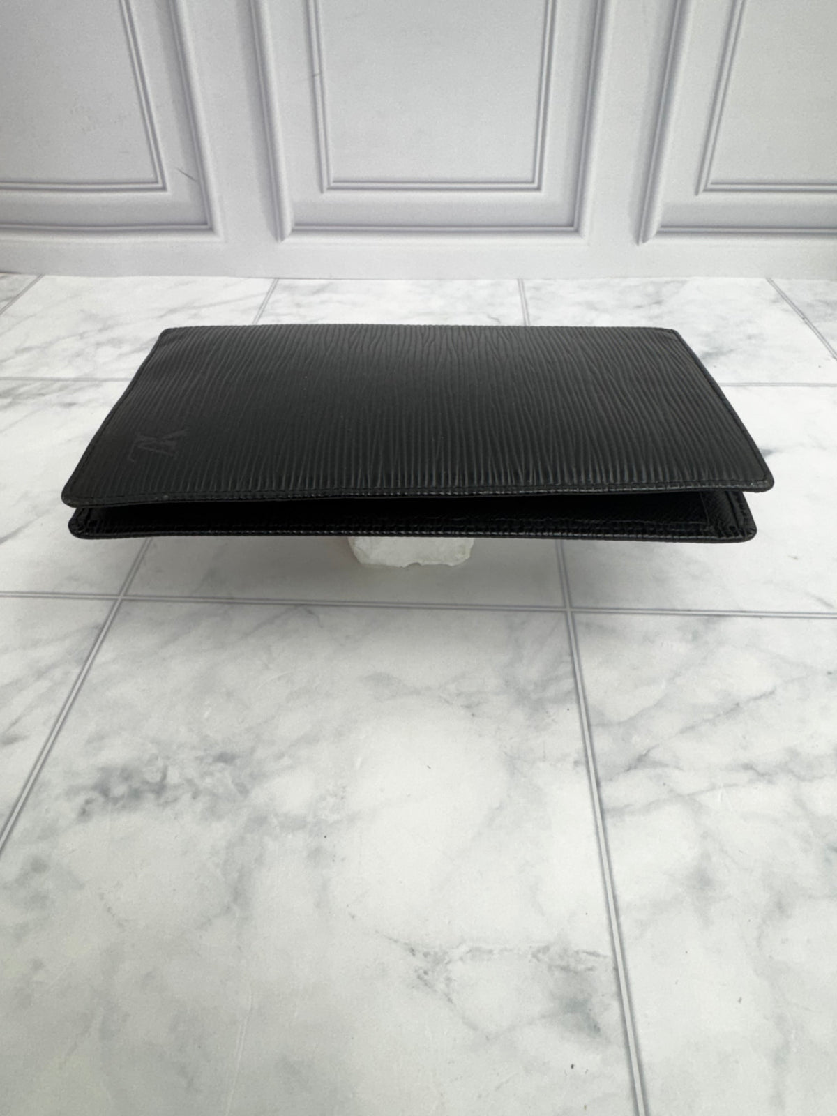 Louis Vuitton Black Epi Long Wallet
