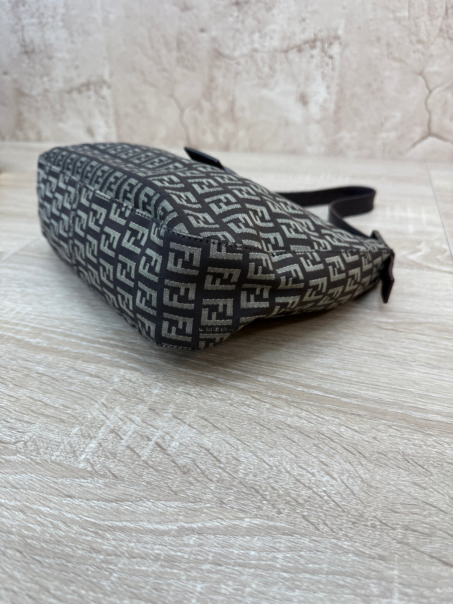 Fendi Zucchino Canvas Vintage Hobo Bag