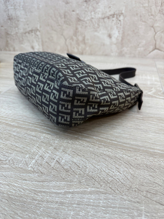 Fendi Zucchino Canvas Vintage Hobo Bag