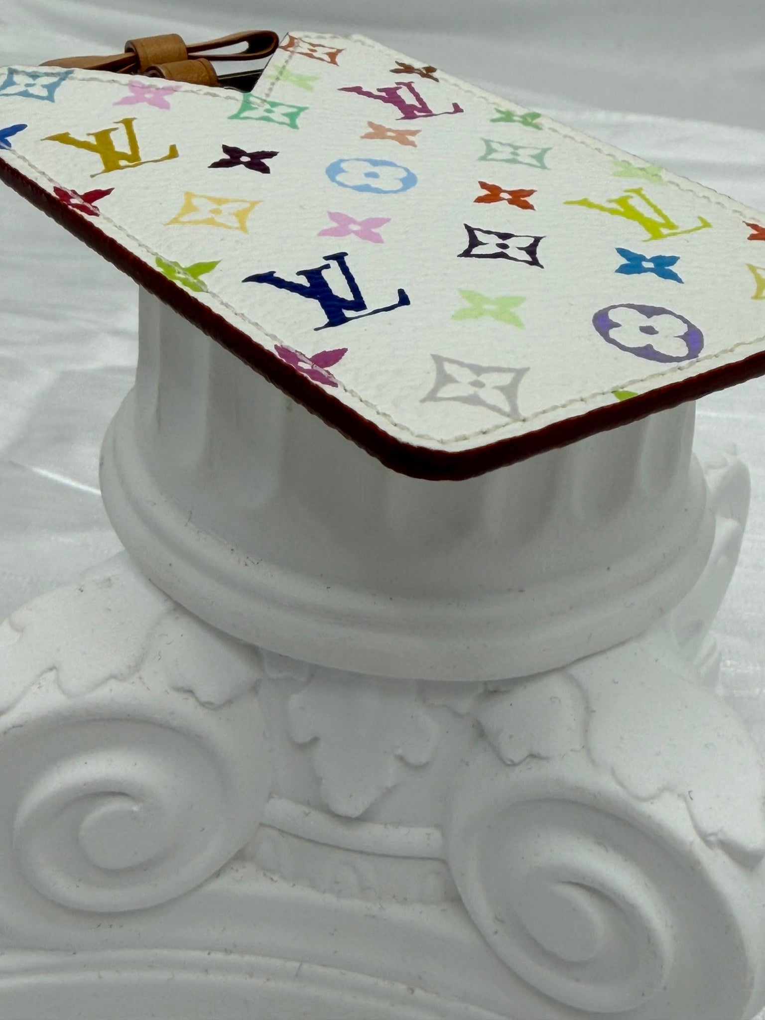 Louis Vuitton White Multicolor Monogram  Mirror & Case