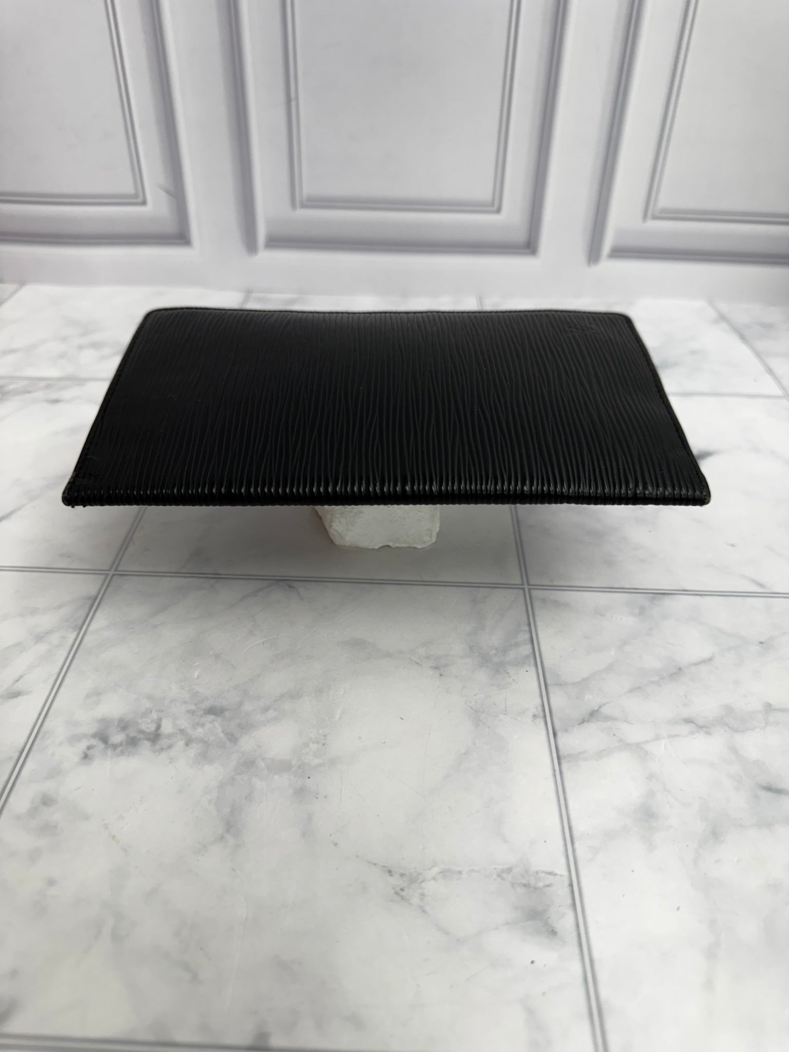 Louis Vuitton Black Epi Long Wallet