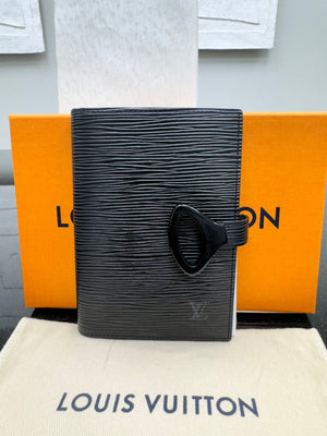 Louis Vuitton Black Epi Leather Z Agenda PM