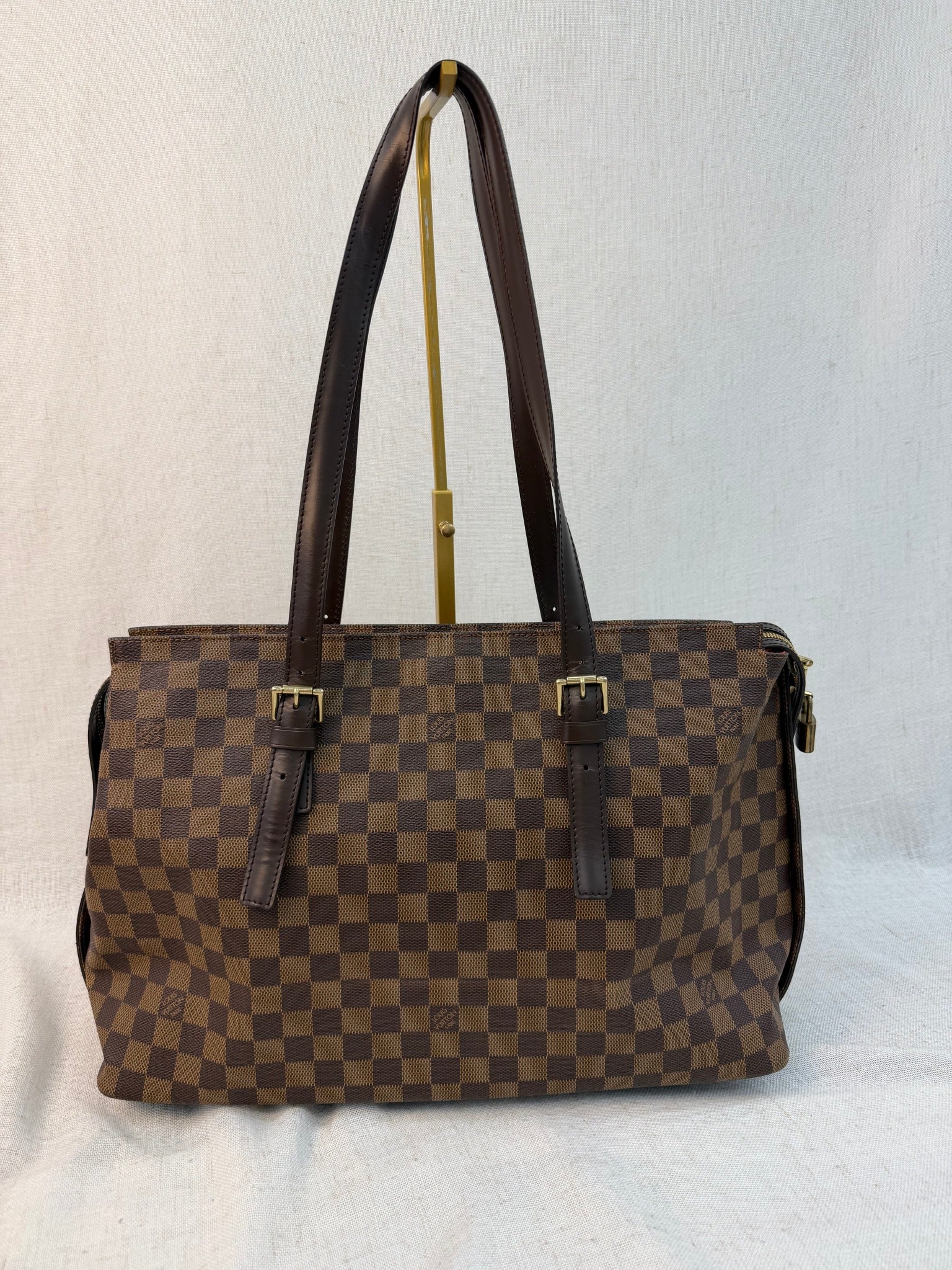 Louis Vuitton Damier Ebene Chelsea Tote Bag