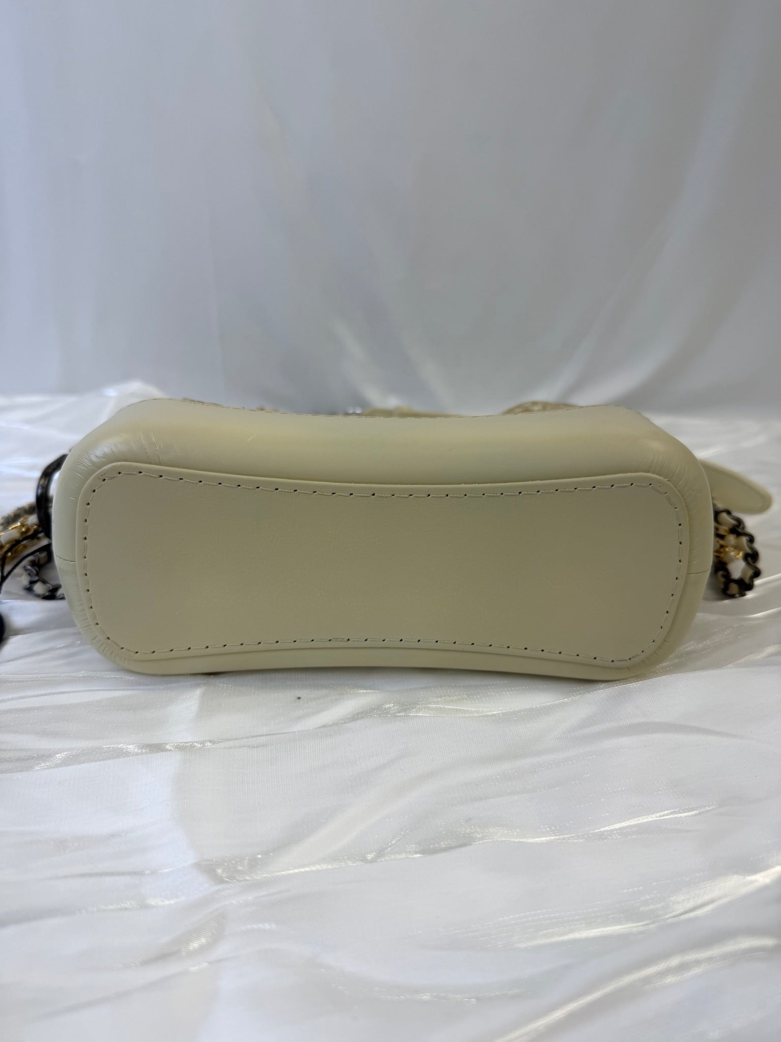 Chanel Beige Tweed Small Gabrielle Hobo Bag