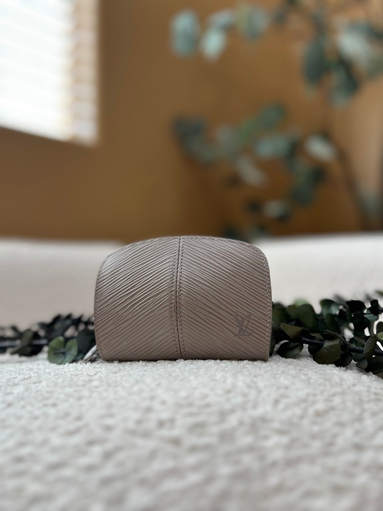 Louis Vuitton Lilac Epi Demi Lune Coin Case