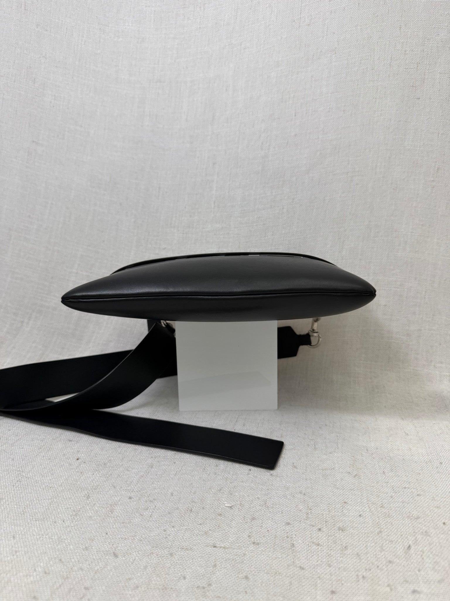 Valentino Black Leather VLTN Crossbody Bag 