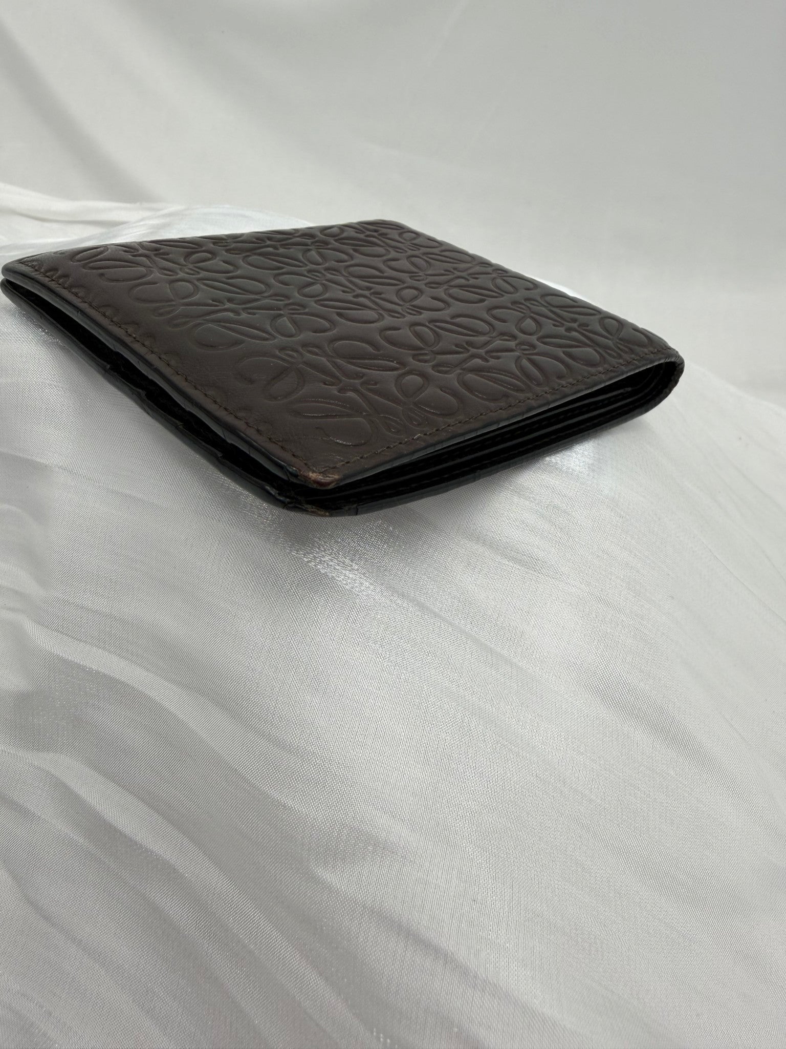 Loewe Brown Leather Anagram Bifold