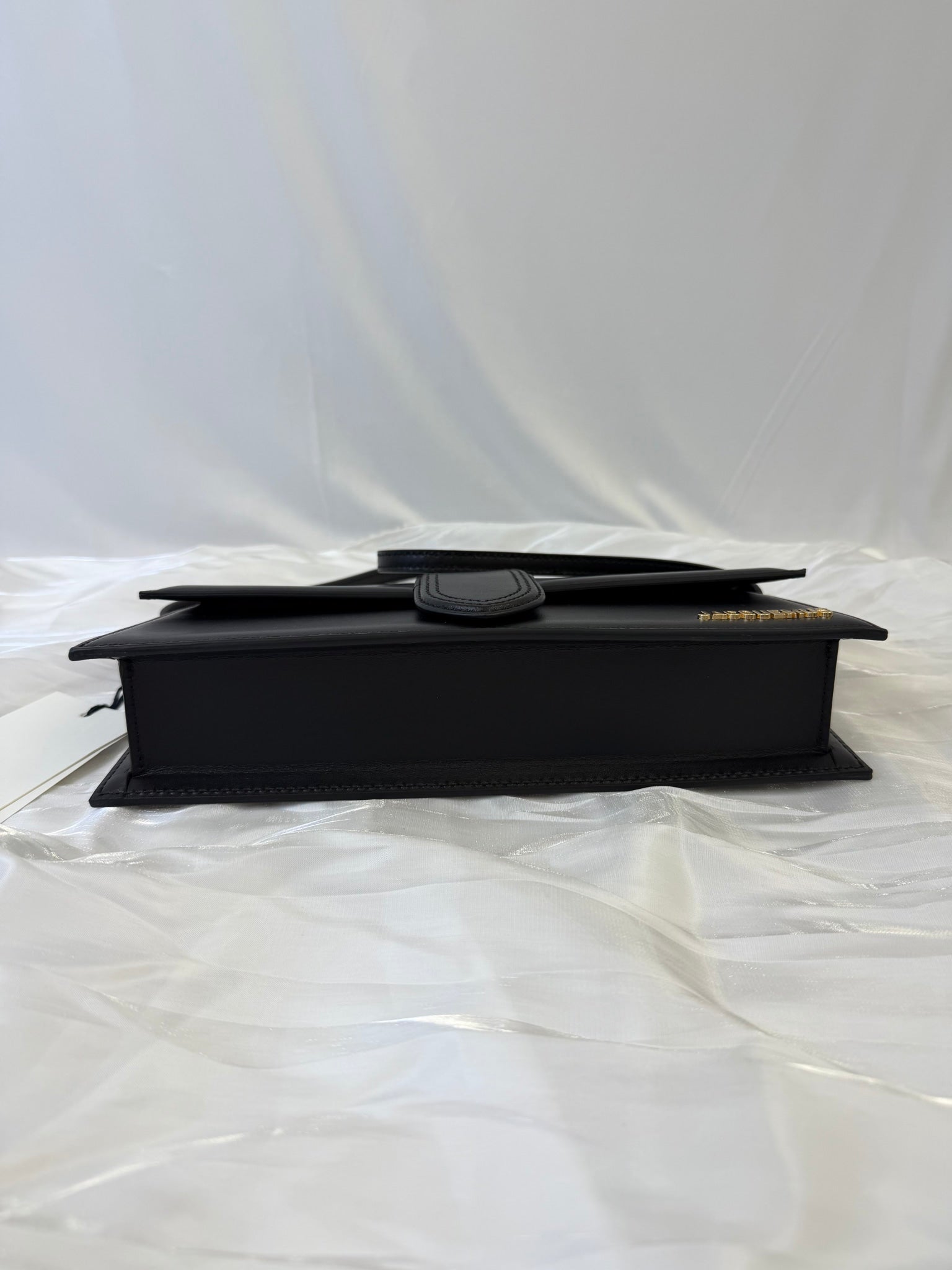 BRAND NEW- Jacquemus Black Leather Le Grand Bambino Bag