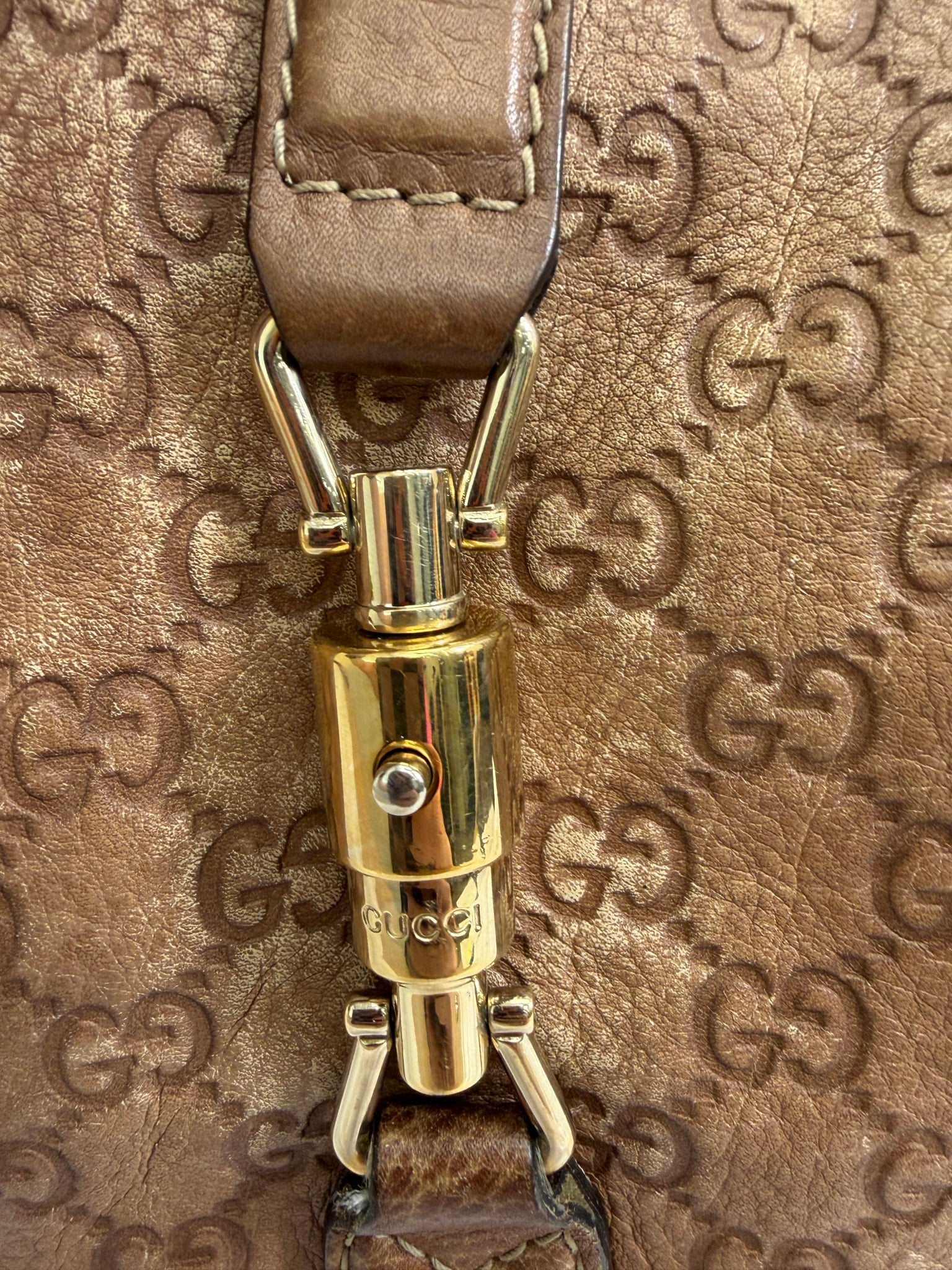 Gucci Brown Guccissima Leather Jackie Hobo Bag