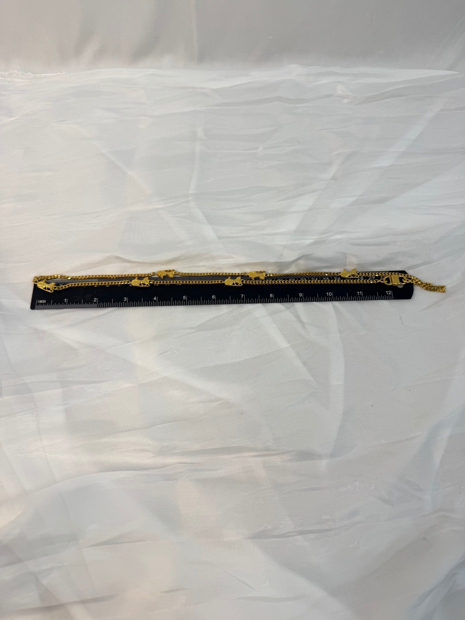 Celine Gold Horse Carriage Logo Necklace