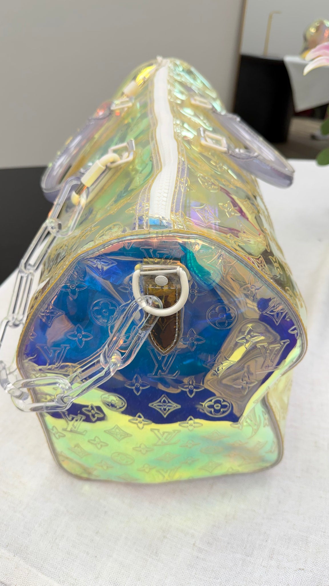 Louis Vuitton x Virgil Prism PVC Keepall 50 Bandouliere