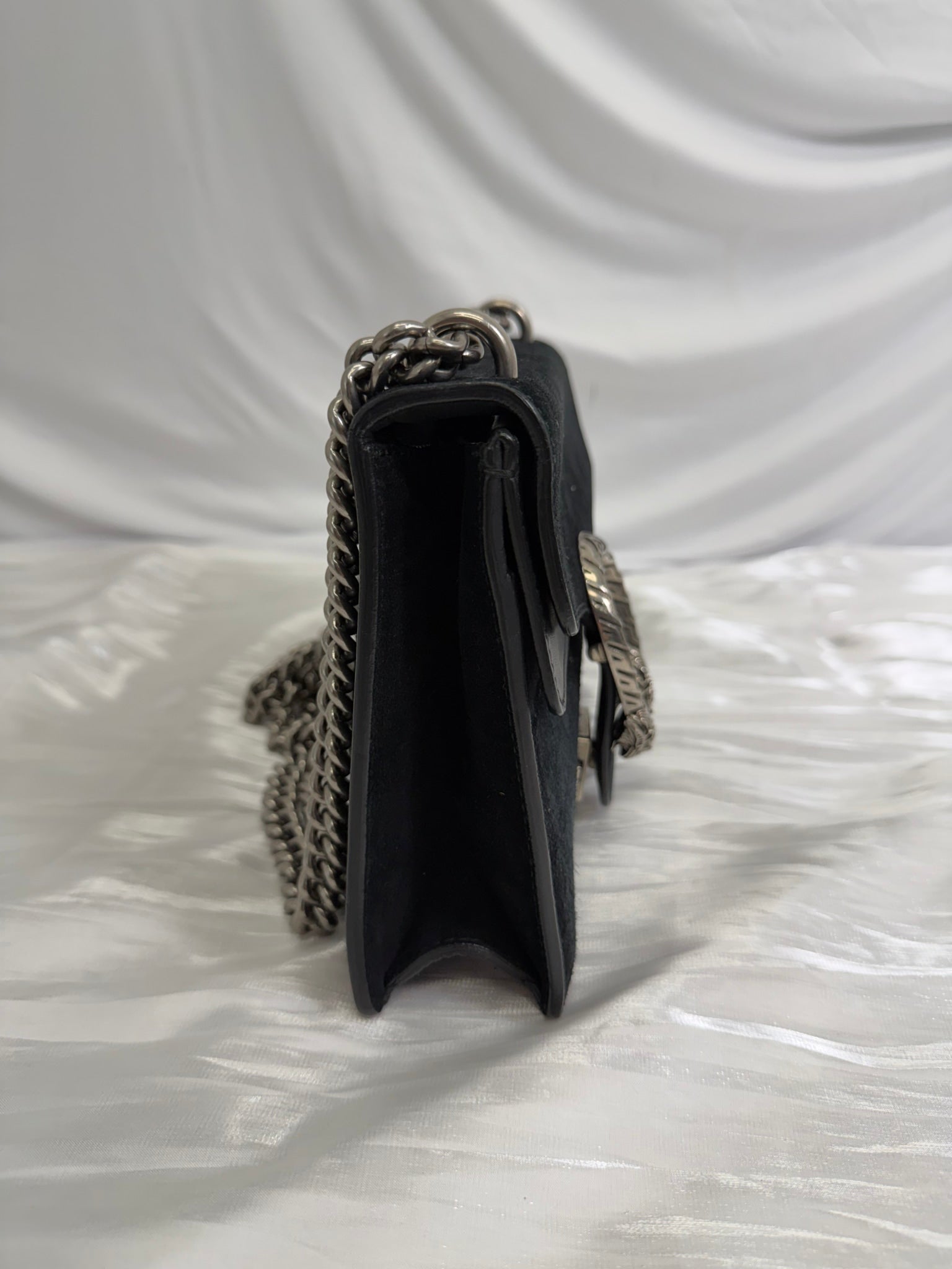 Gucci Black Suede Mini Dionysus  Bag