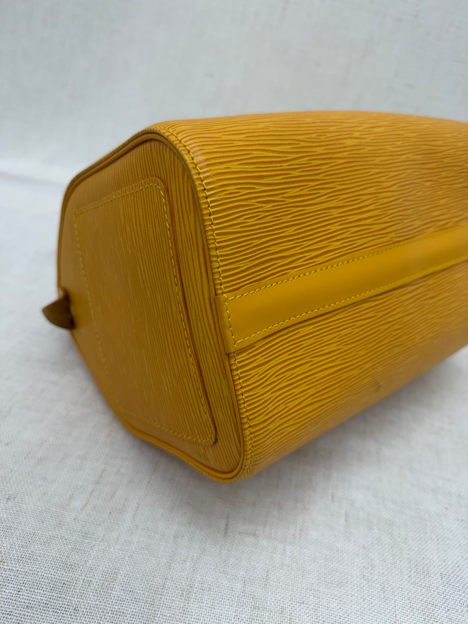 Louis Vuitton Yellow Epi Speedy 30