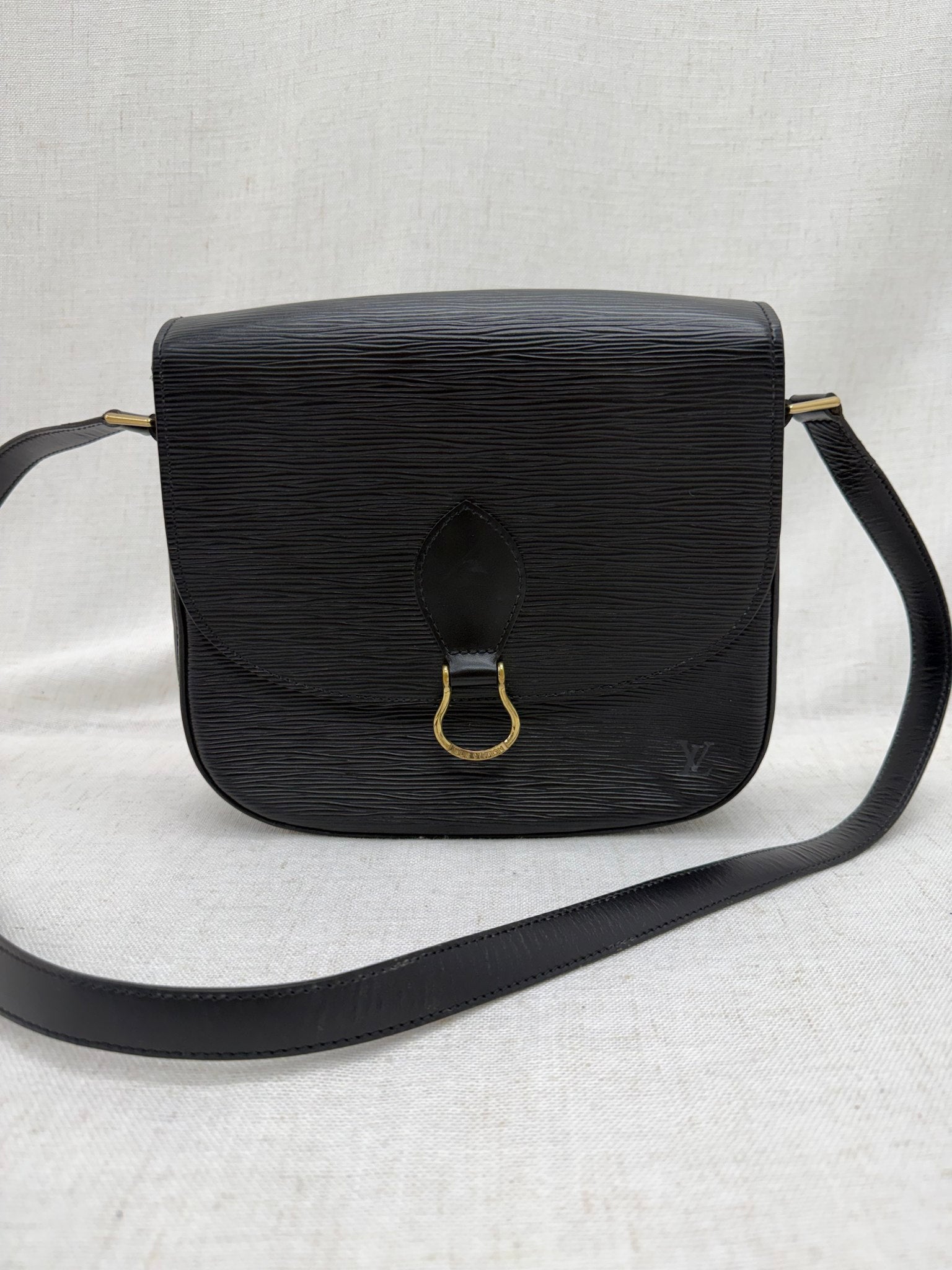 Louis Vuitton Black Epi Saint Cloud GM