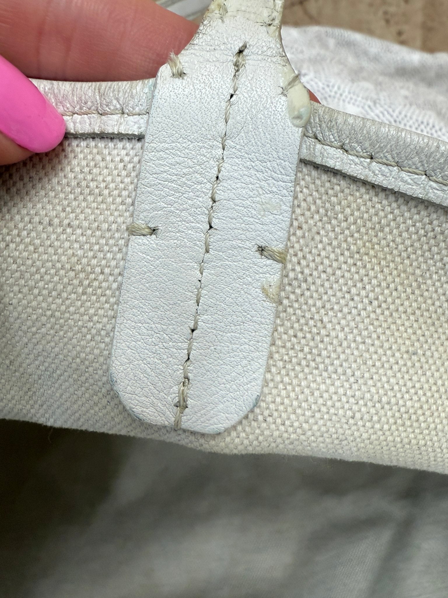 Goyard White Goyardine St. Louis Tote