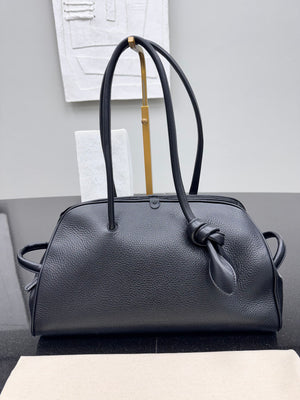 BRAND NEW - Jacquemus Black Grained Leather Le Turismo Shoulder Bag