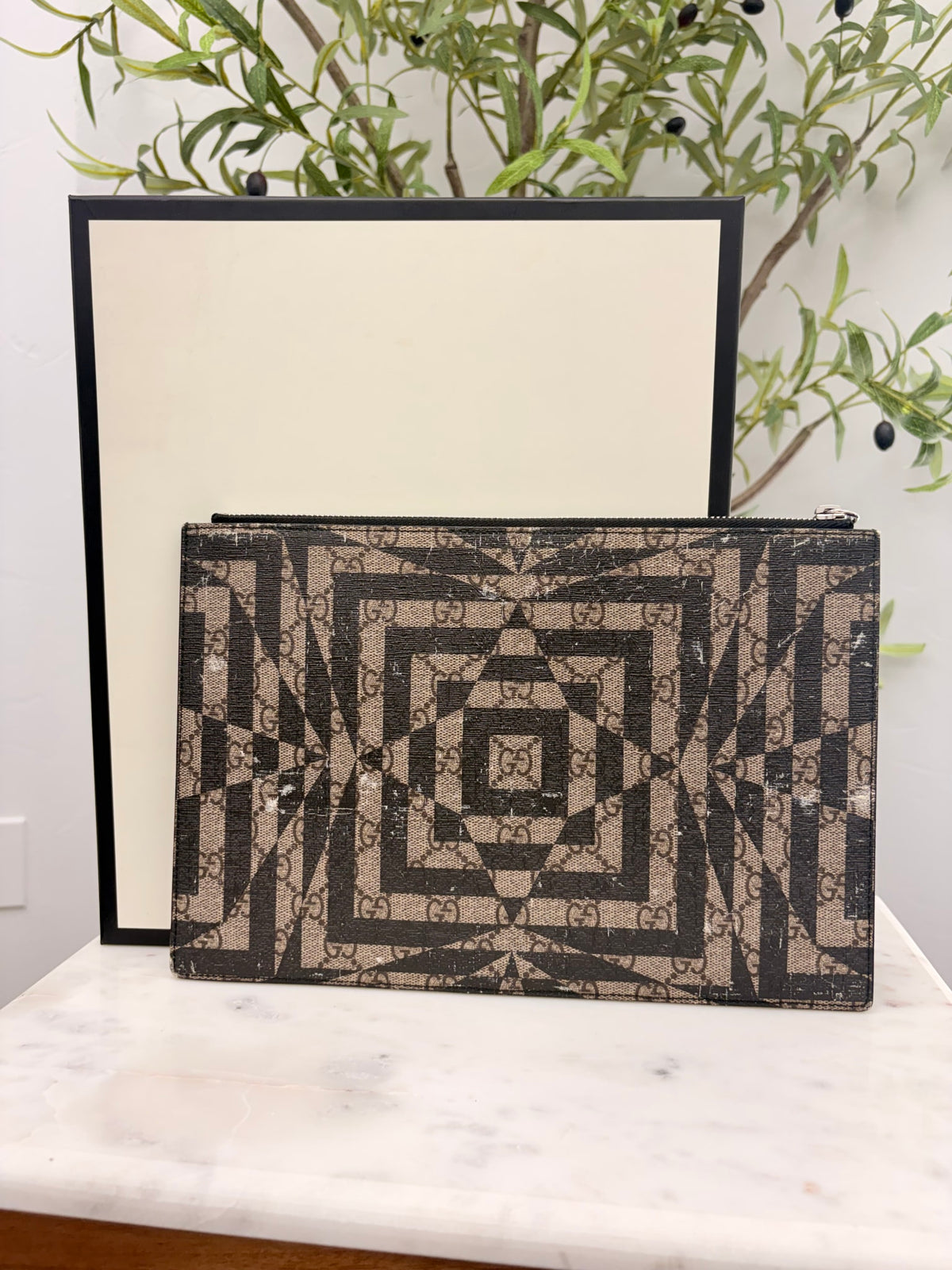Gucci  GG Supreme Canvas Kaleidoscope Pouch