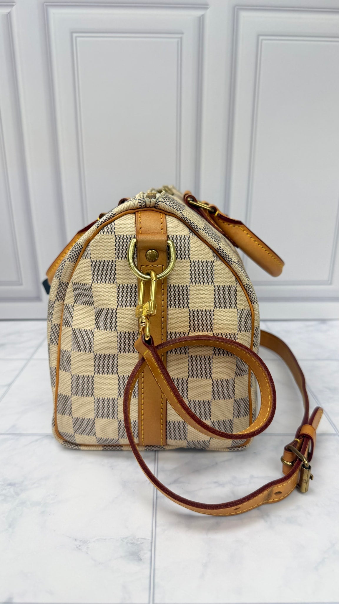 Louis Vuitton Damier Azur Speedy 25 Bandouliere 