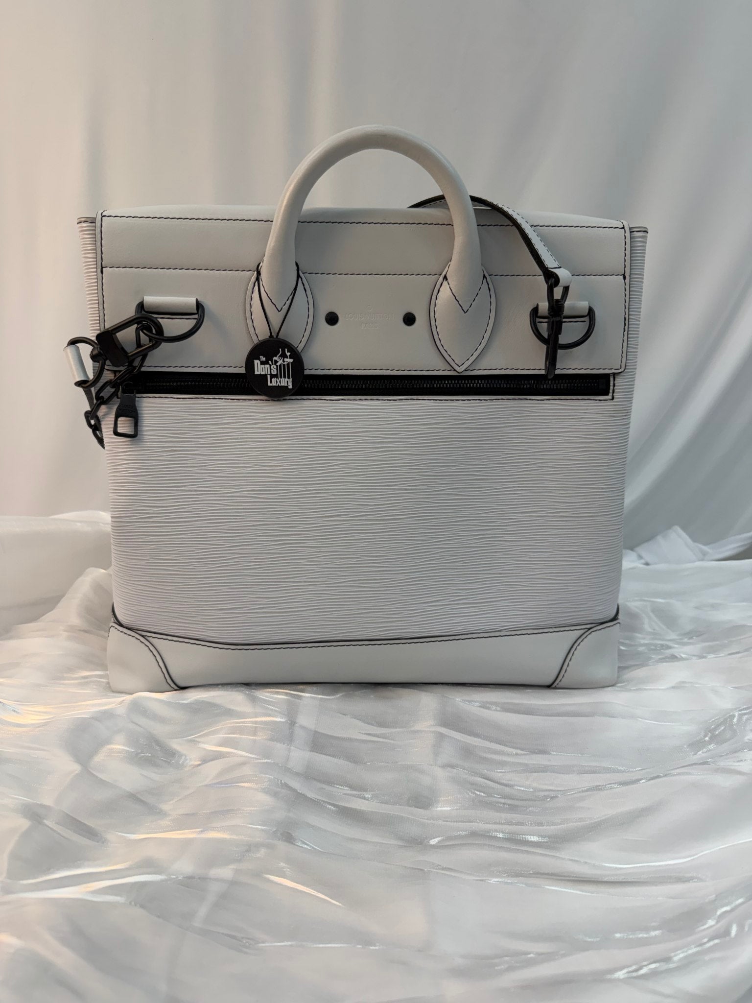 Louis Vuitton White Epi Leather Steamer Backpack PM