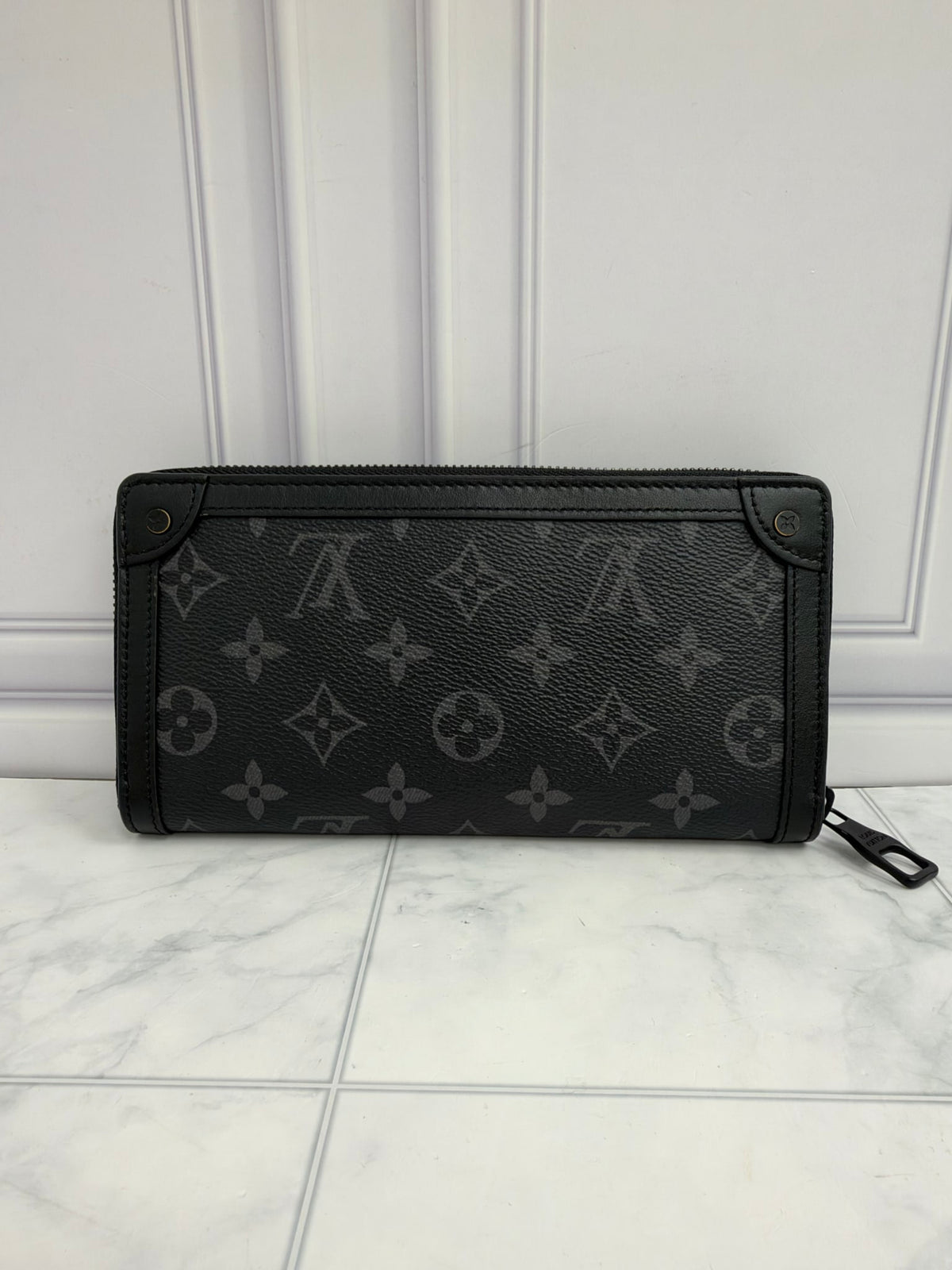 Louis Vuitton Monogram Eclipse Trunk Zippy Wallet 